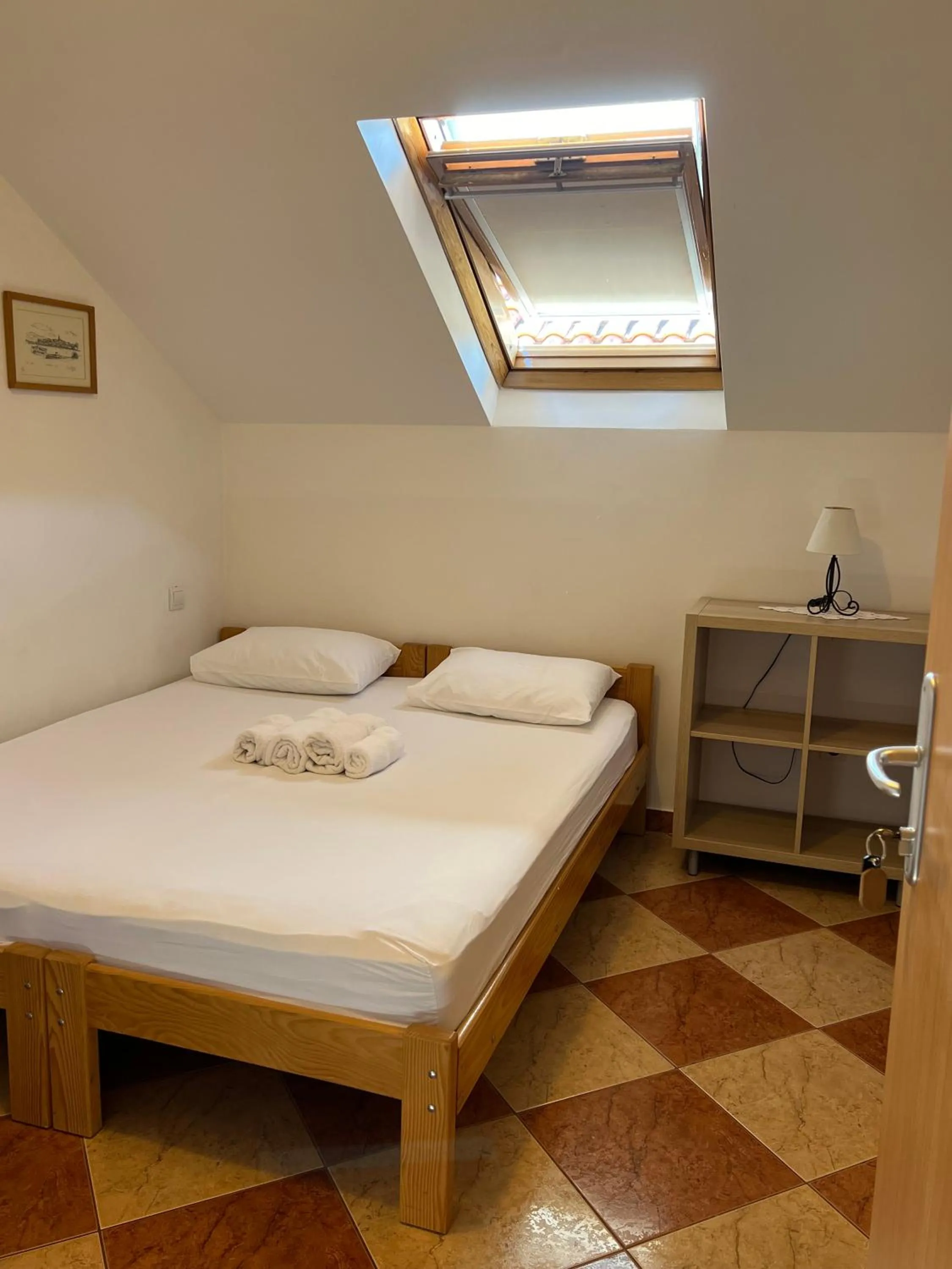 Bed in Apartments and Rooms Katija & Egon