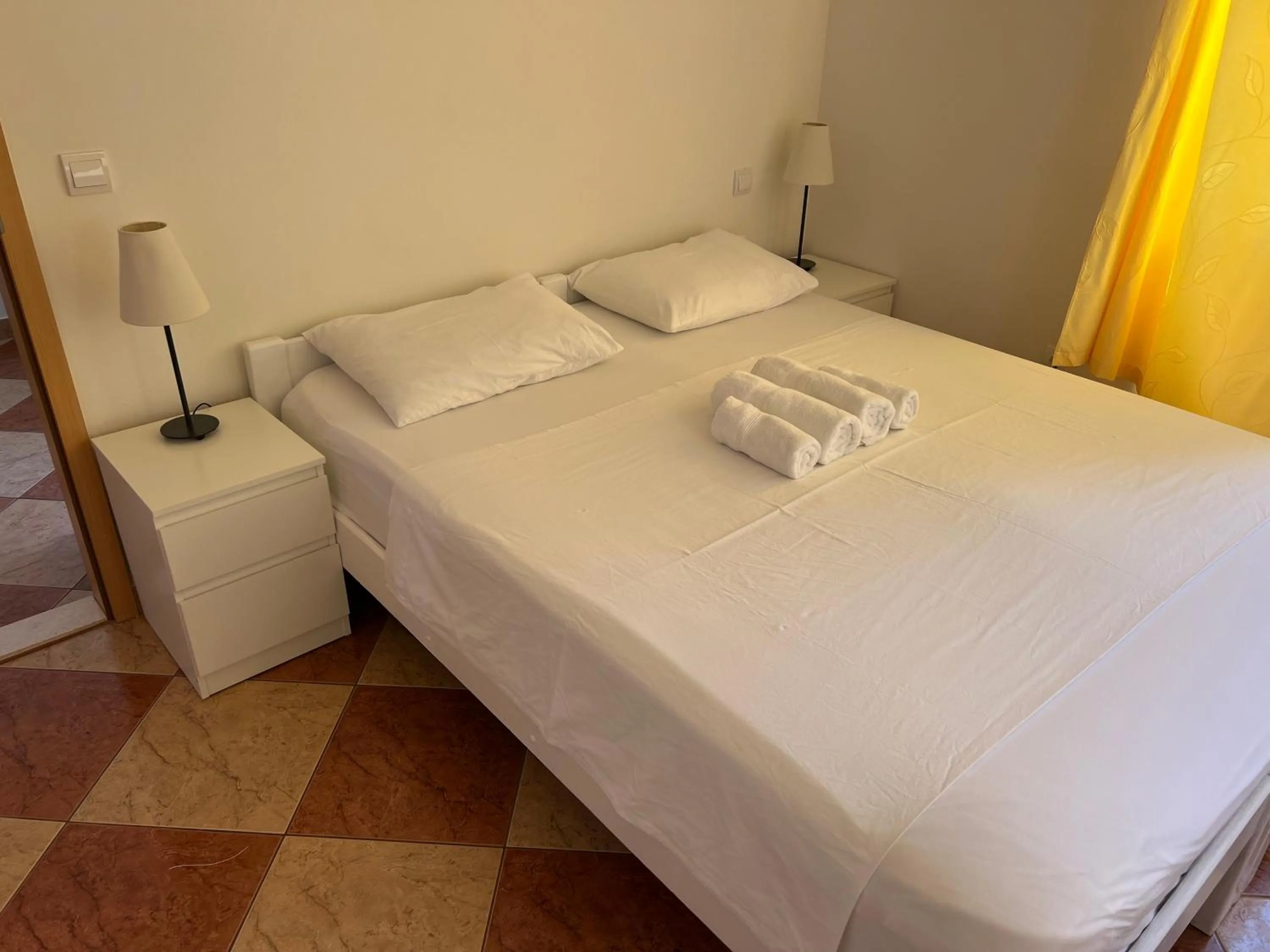 Bed in Apartments and Rooms Katija & Egon