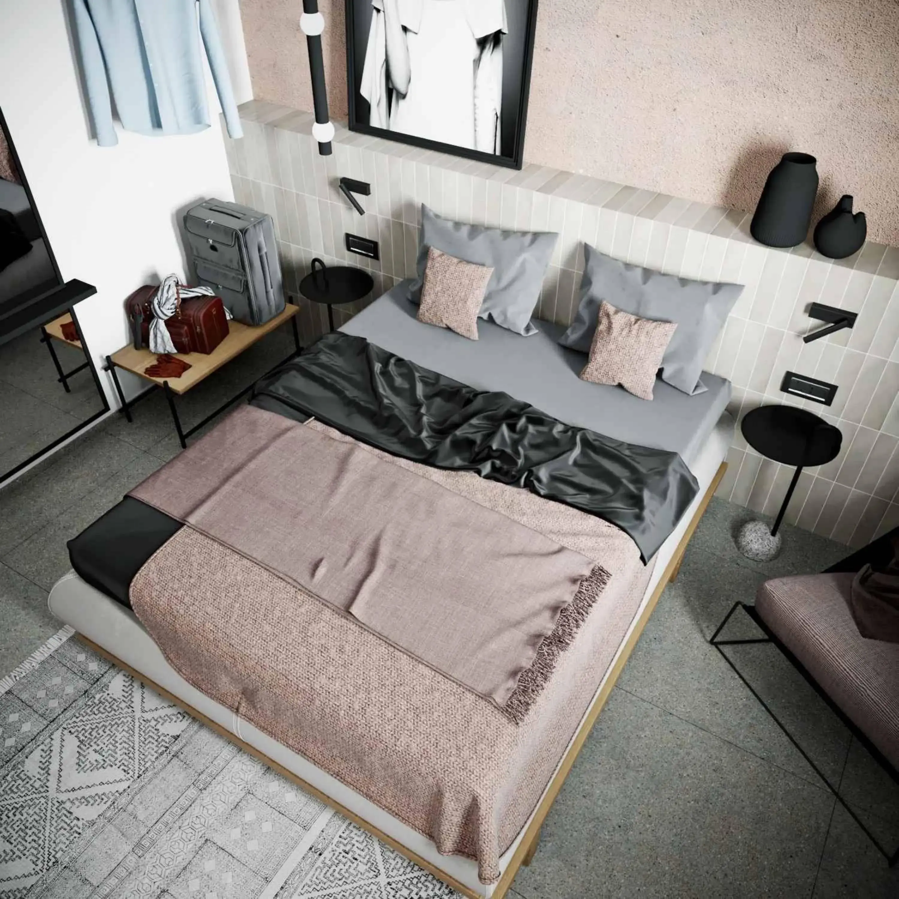 Bed in Santa Maria City Hotel Bed in Santa Maria City Hotel