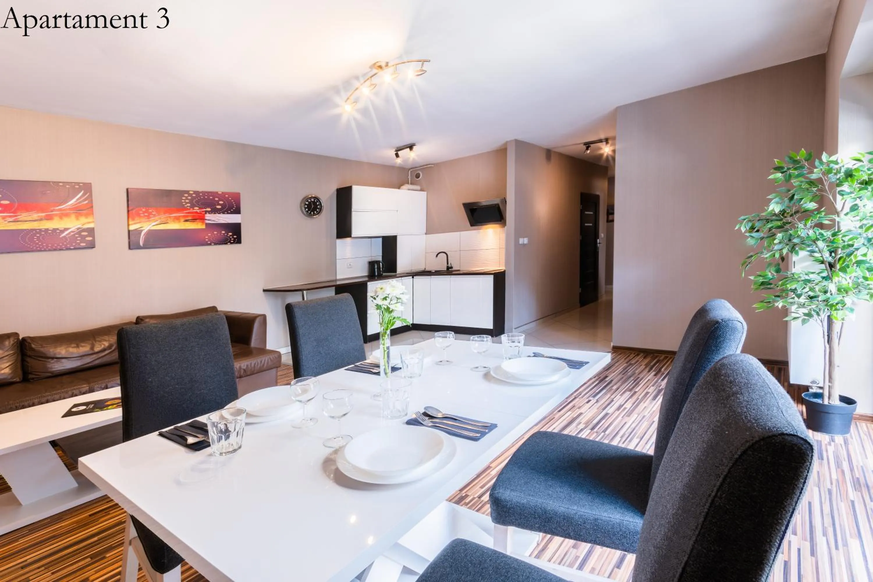 Kitchen or kitchenette in Apartamenty Katowice by Lantier - Swimming Pool Zone