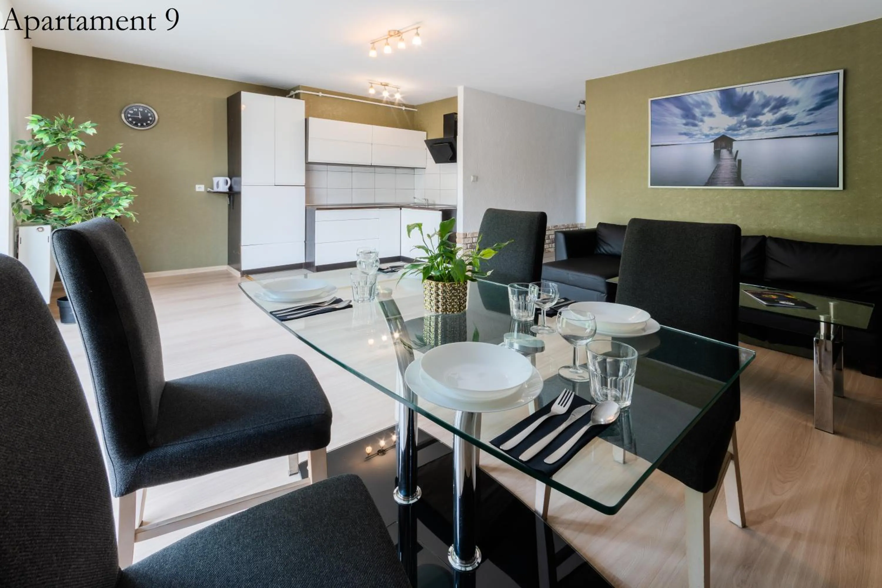 Kitchen or kitchenette in Apartamenty Katowice by Lantier - Swimming Pool Zone