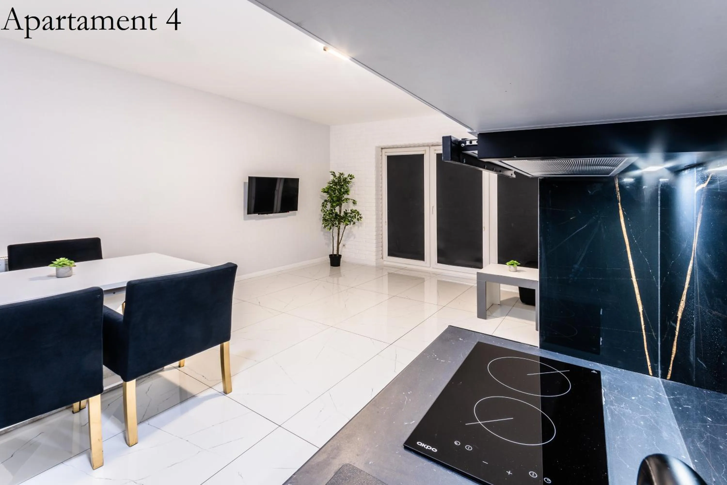 Kitchen or kitchenette in Apartamenty Katowice by Lantier - Swimming Pool Zone