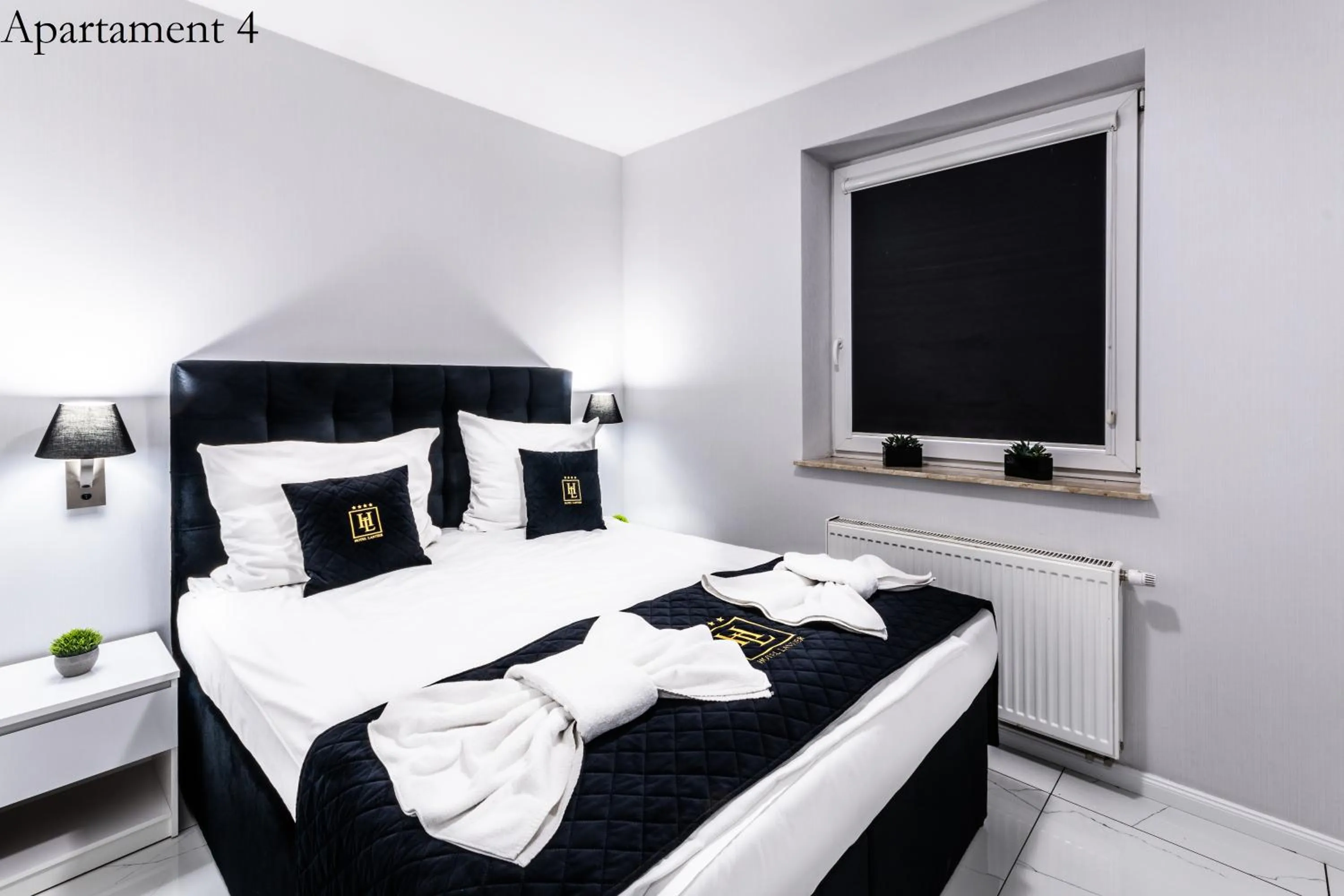 Bed in Apartamenty Katowice by Lantier - Swimming Pool Zone