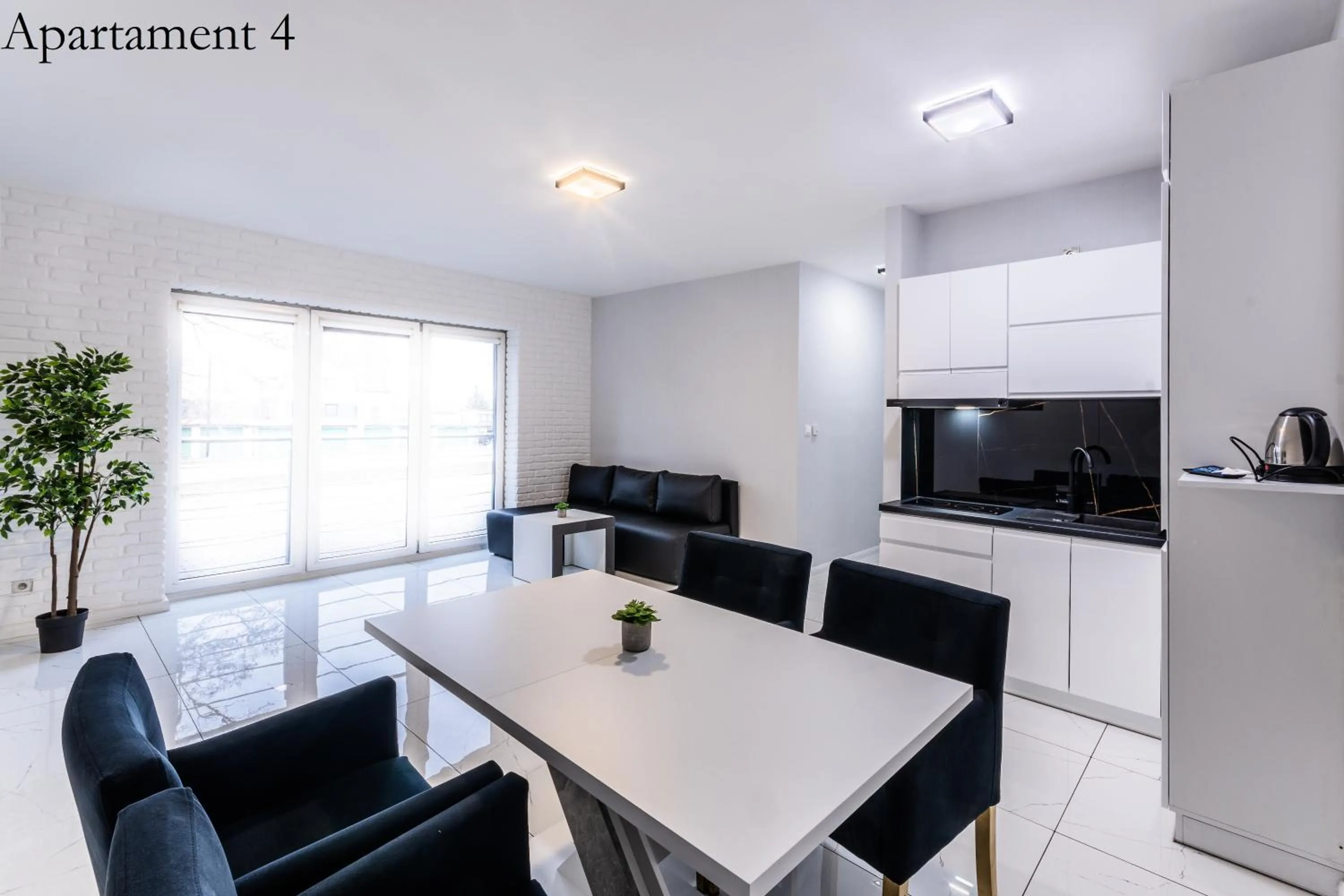 Kitchen or kitchenette in Apartamenty Katowice by Lantier - Swimming Pool Zone