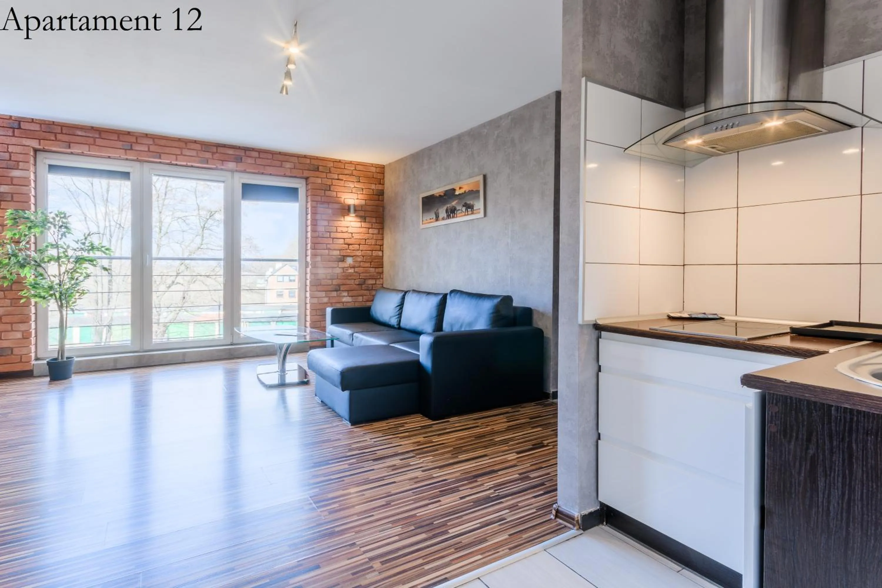 Kitchen or kitchenette in Apartamenty Katowice by Lantier - Swimming Pool Zone
