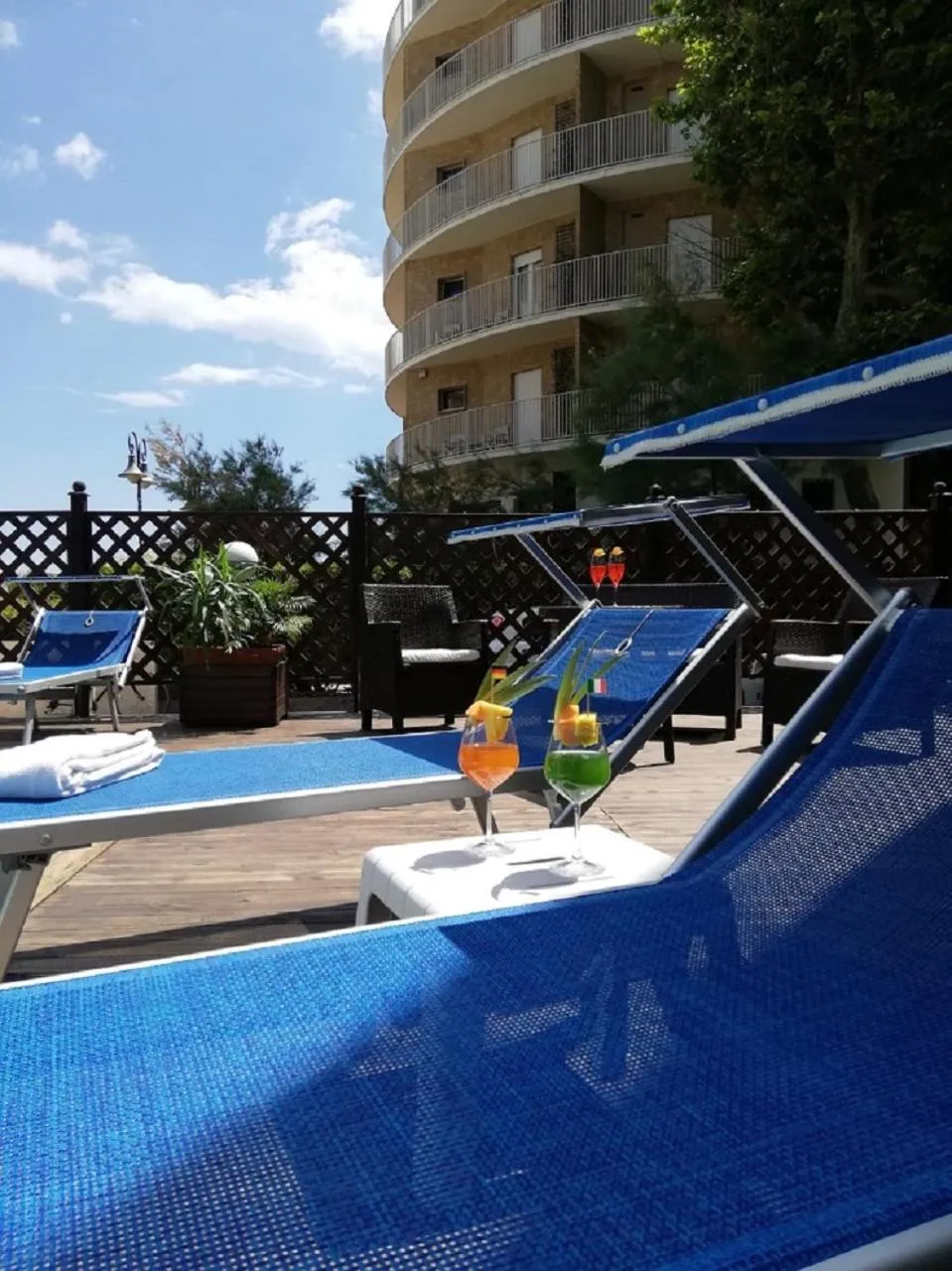 Swimming pool in Hotel Fenice Gluten Free