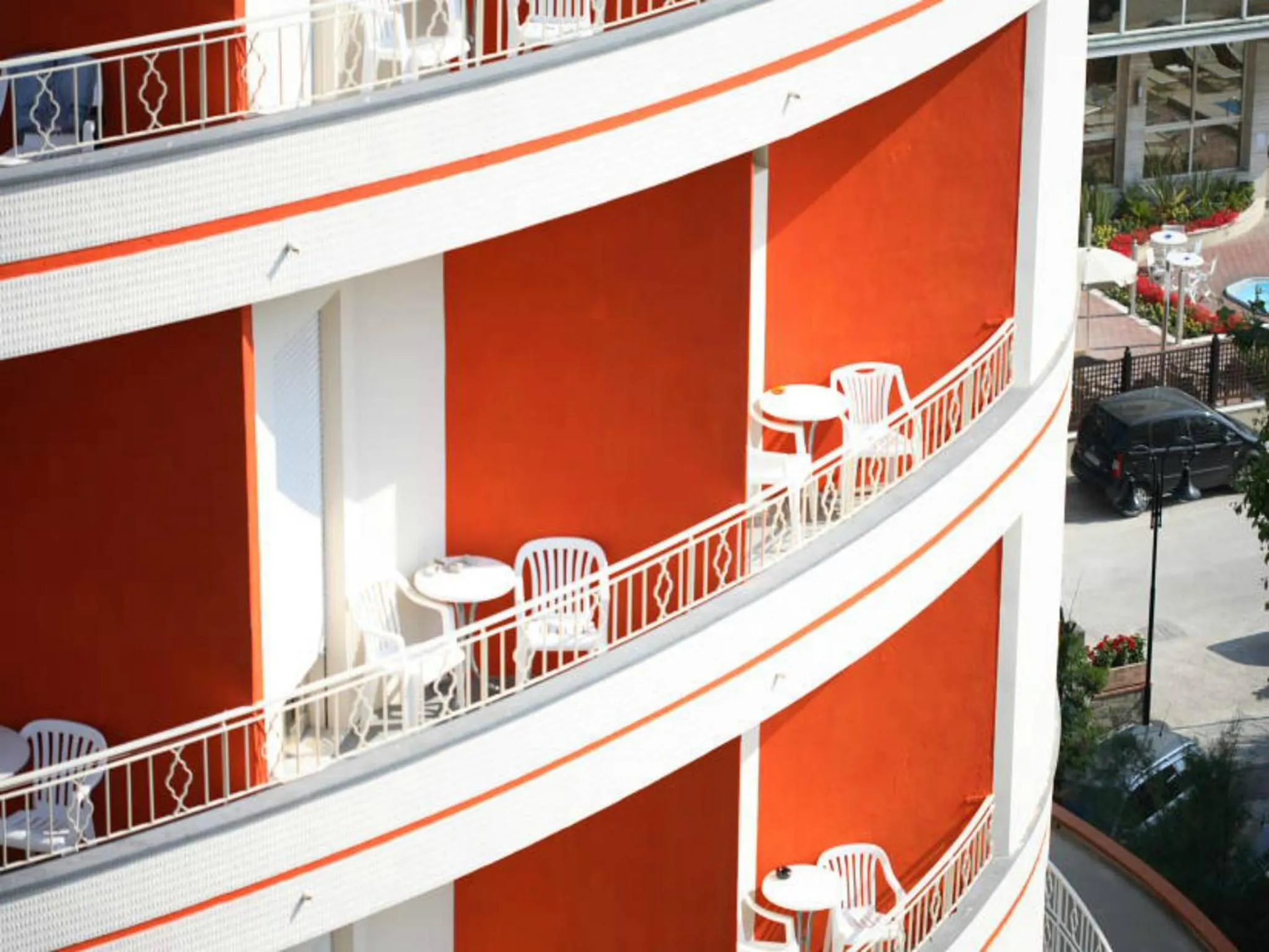 Balcony/Terrace in Hotel Fenice Gluten Free
