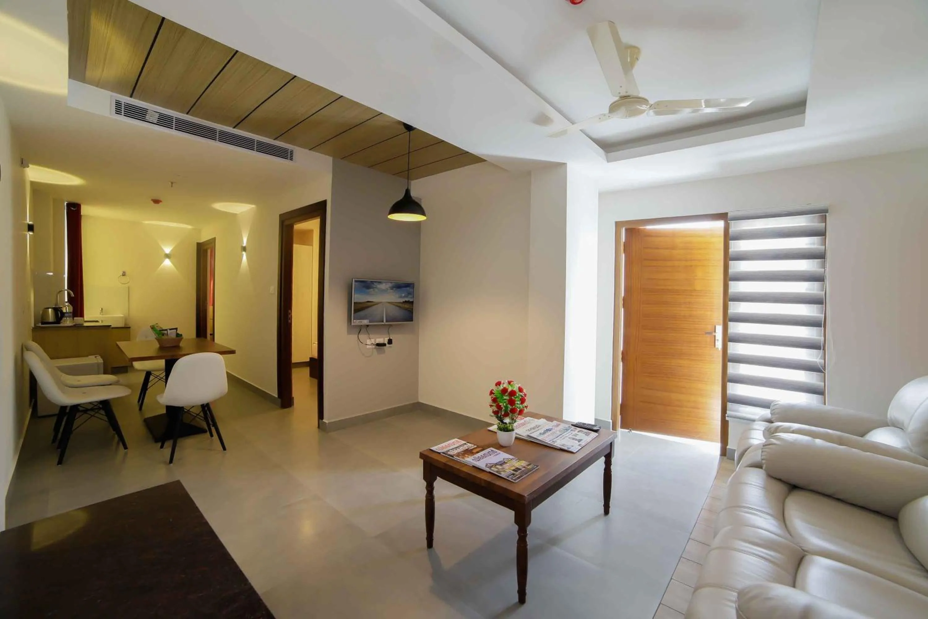 Living room in Bhavanam Regency Guruvayoor