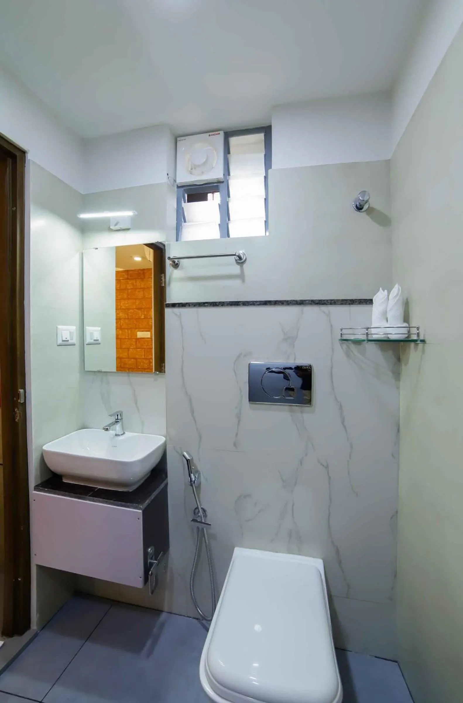 Bathroom in Bhavanam Regency Guruvayoor