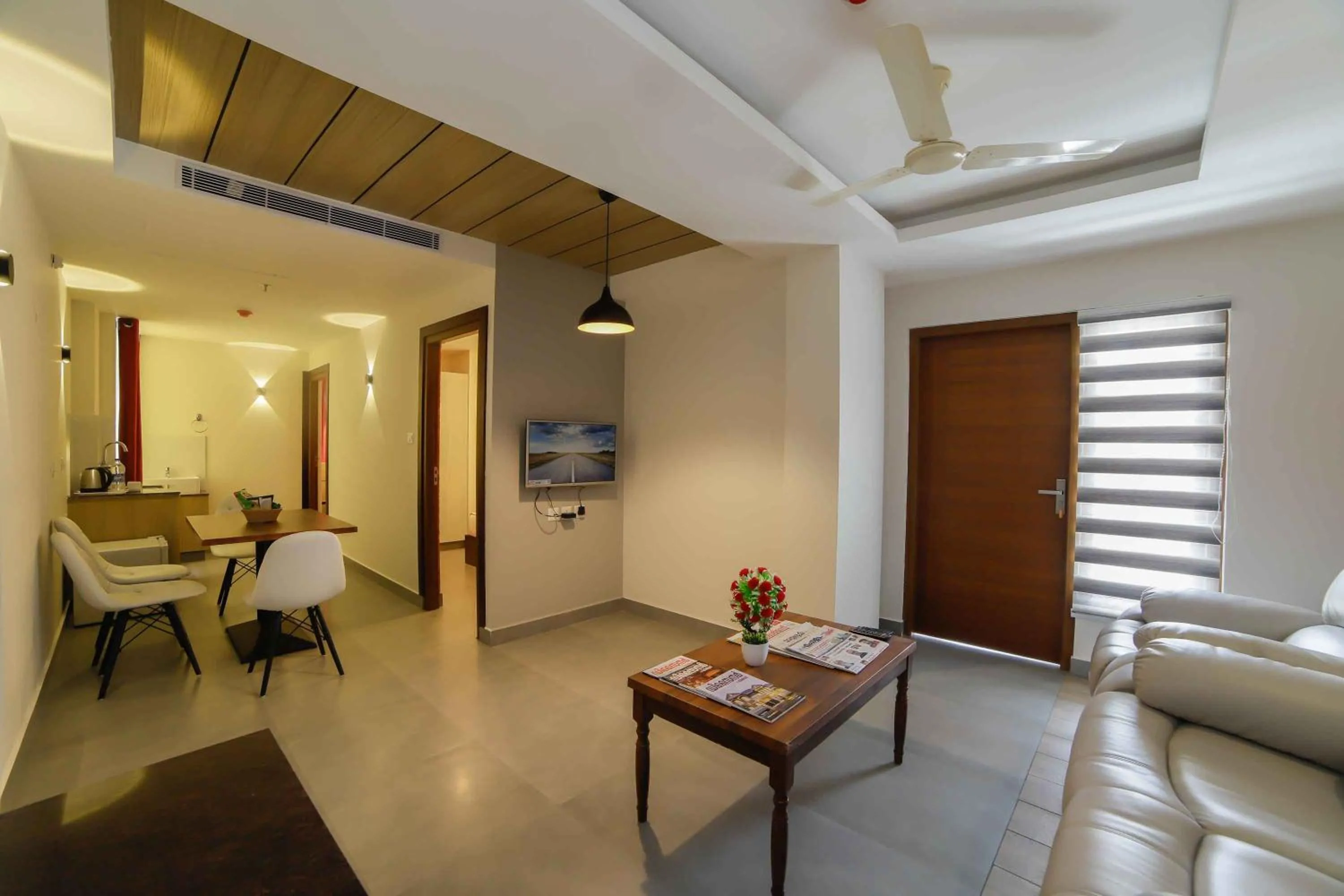 Living room in Bhavanam Regency Guruvayoor