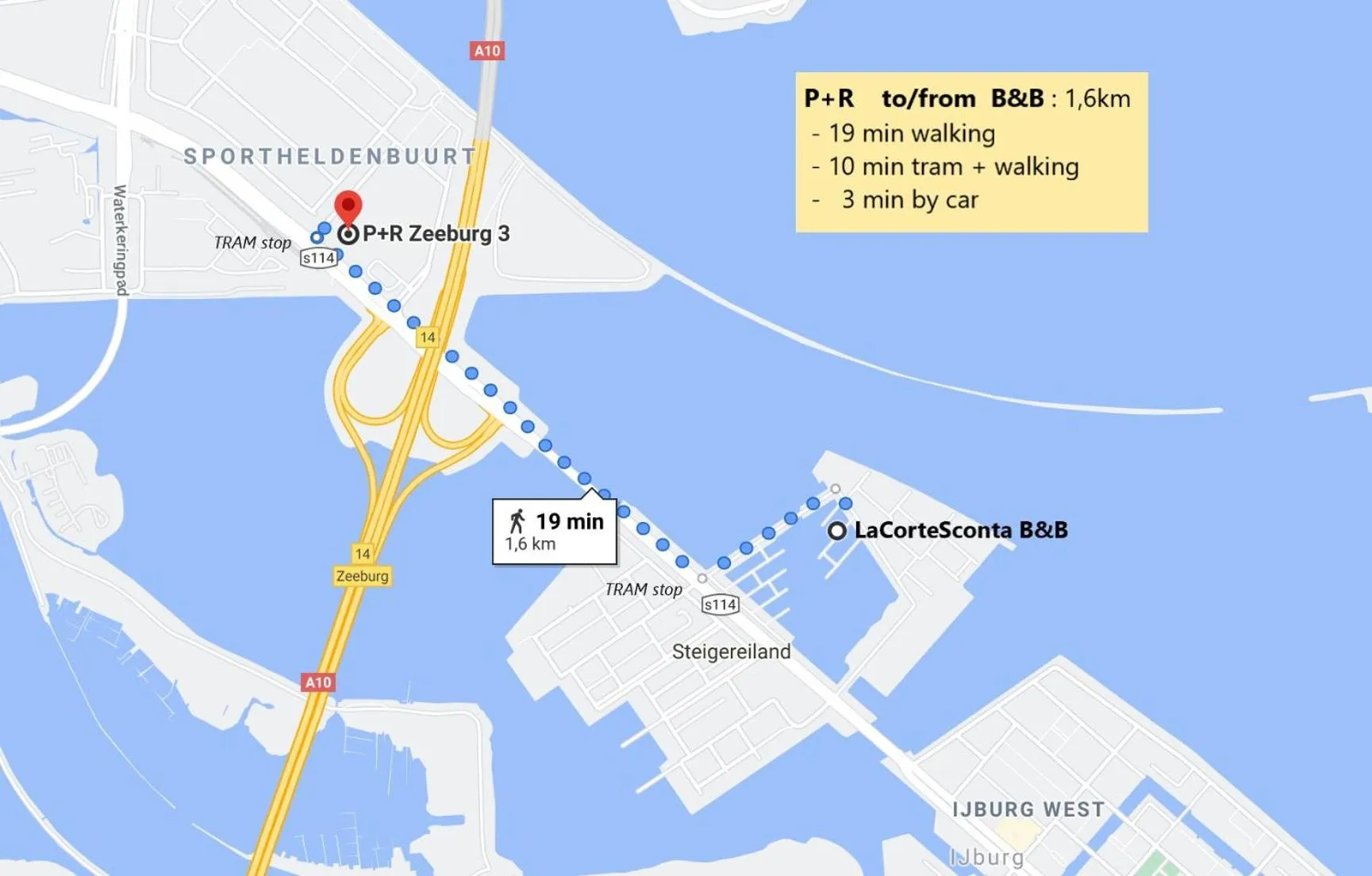 Parking in La Corte Sconta B&B