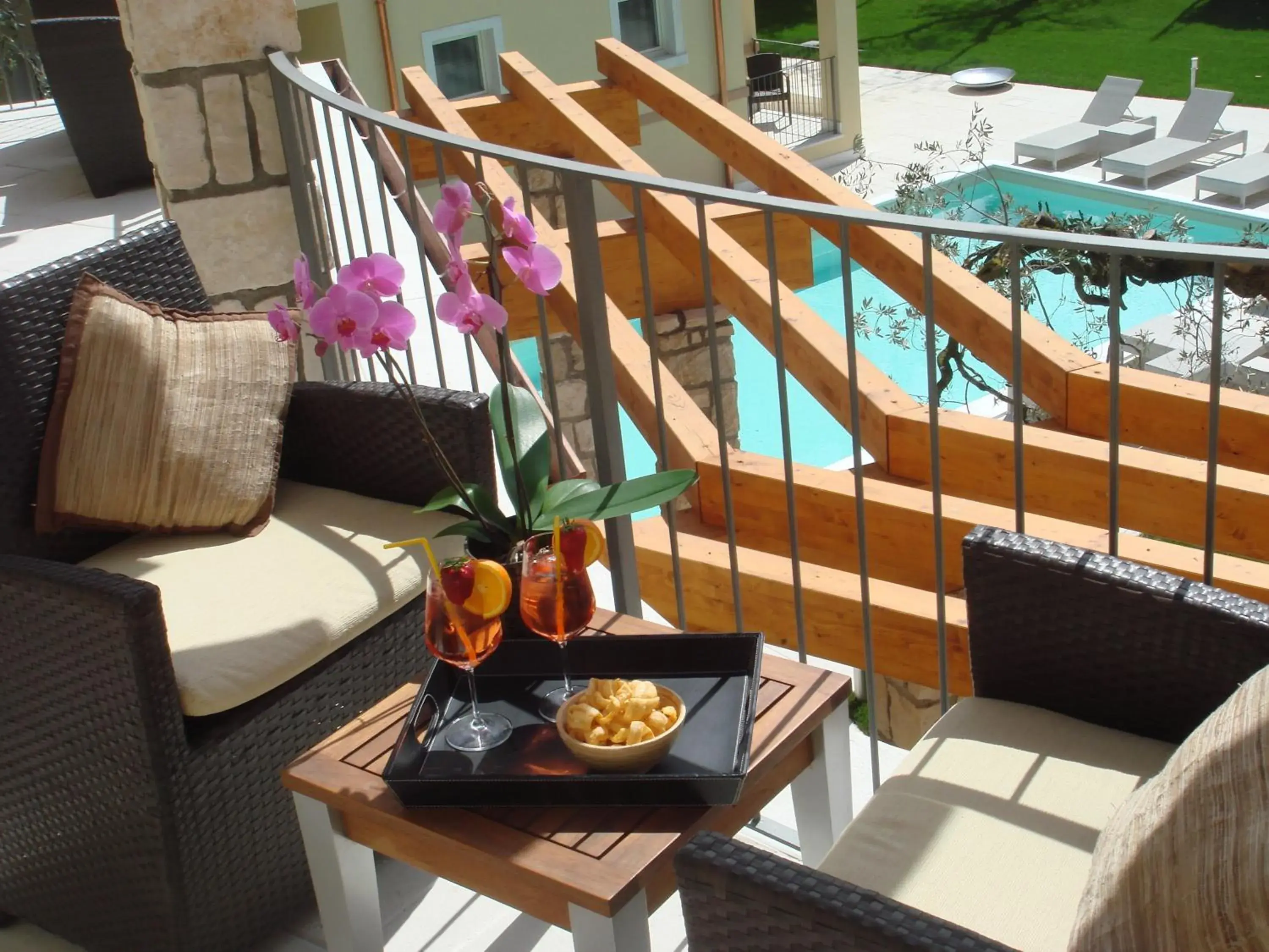 Balcony/Terrace in Hotel Baia dei Pini