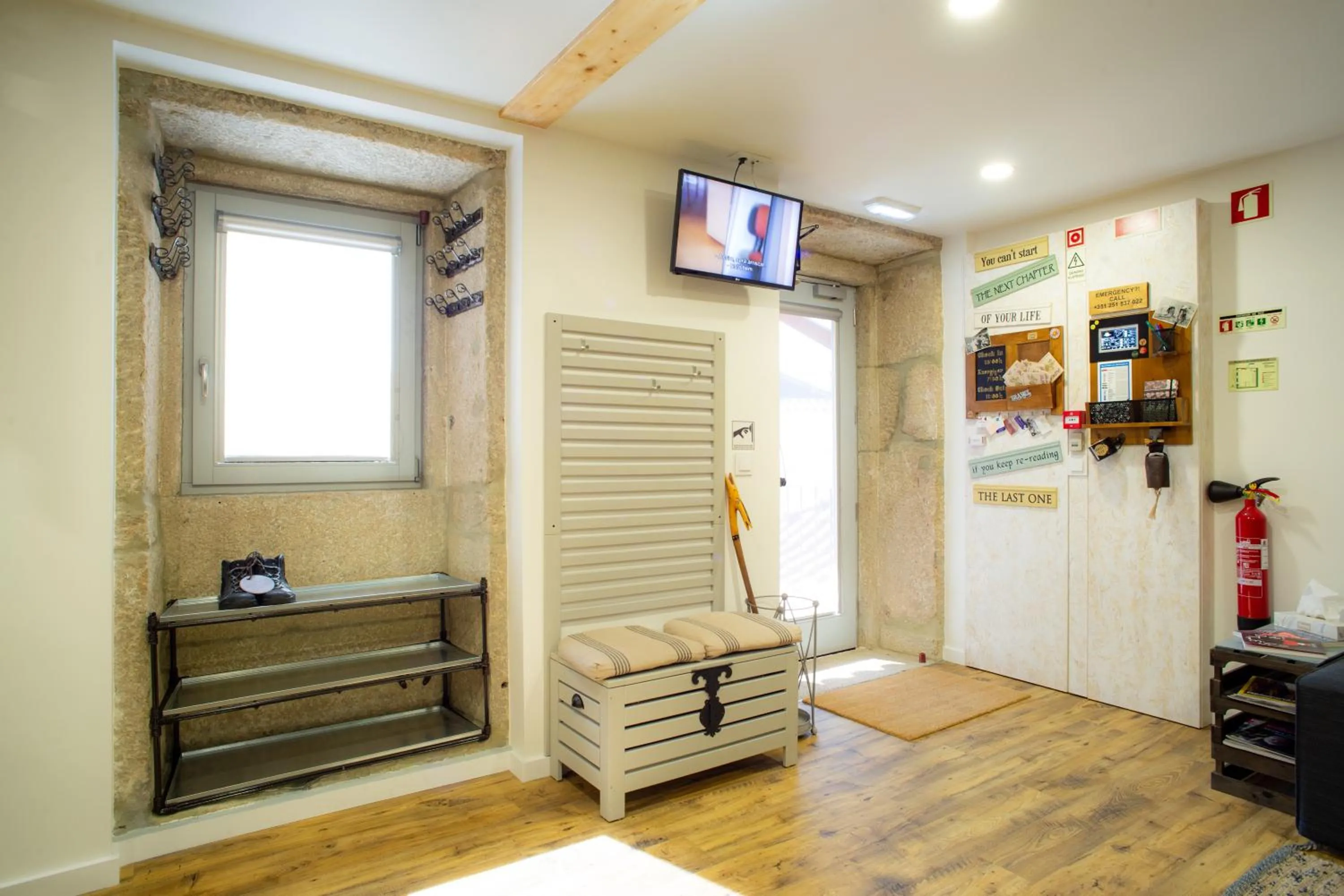 Lobby or reception in Hostel Bulwark