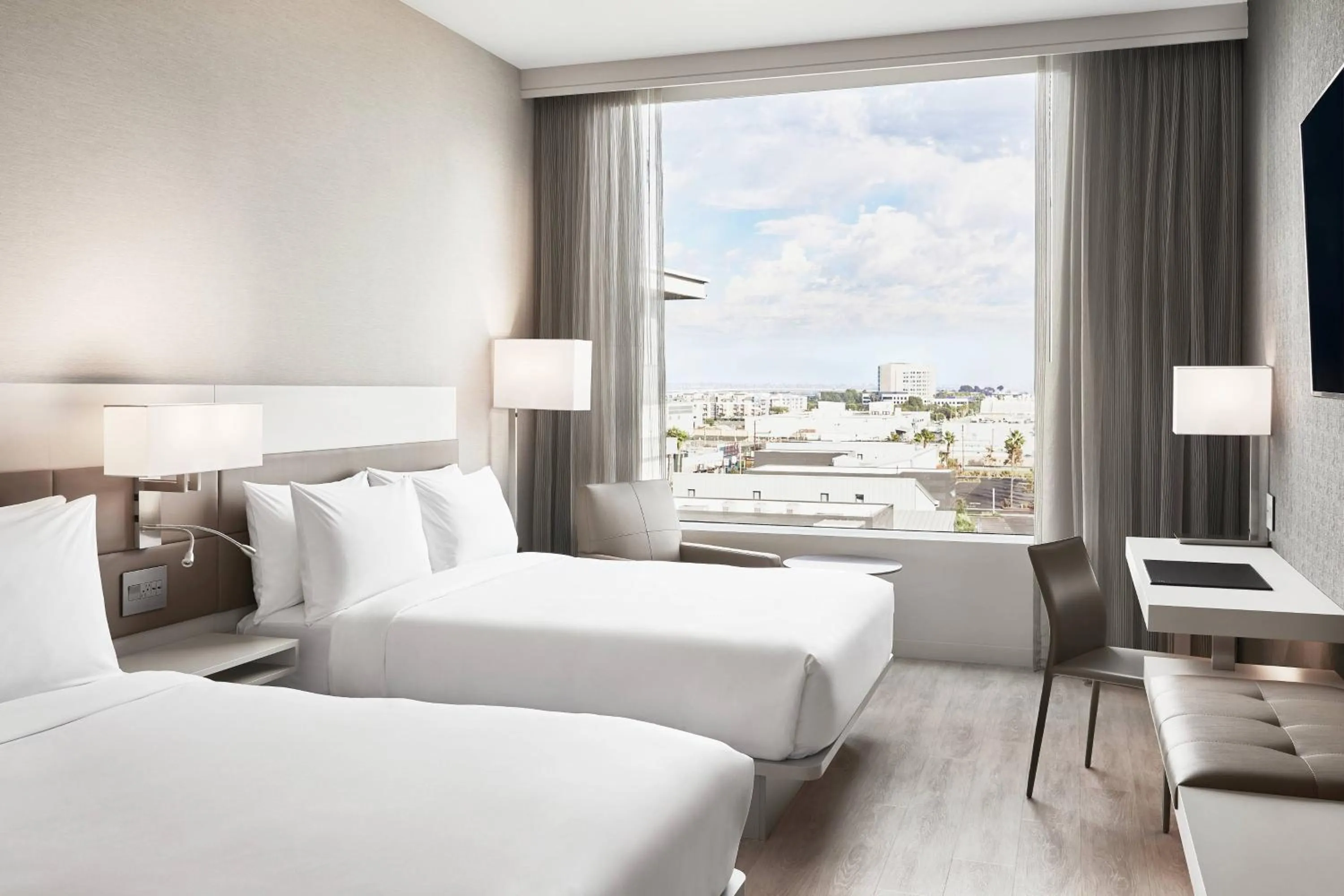 Photo of the whole room, Bed in AC Hotel by Marriott Los Angeles South Bay