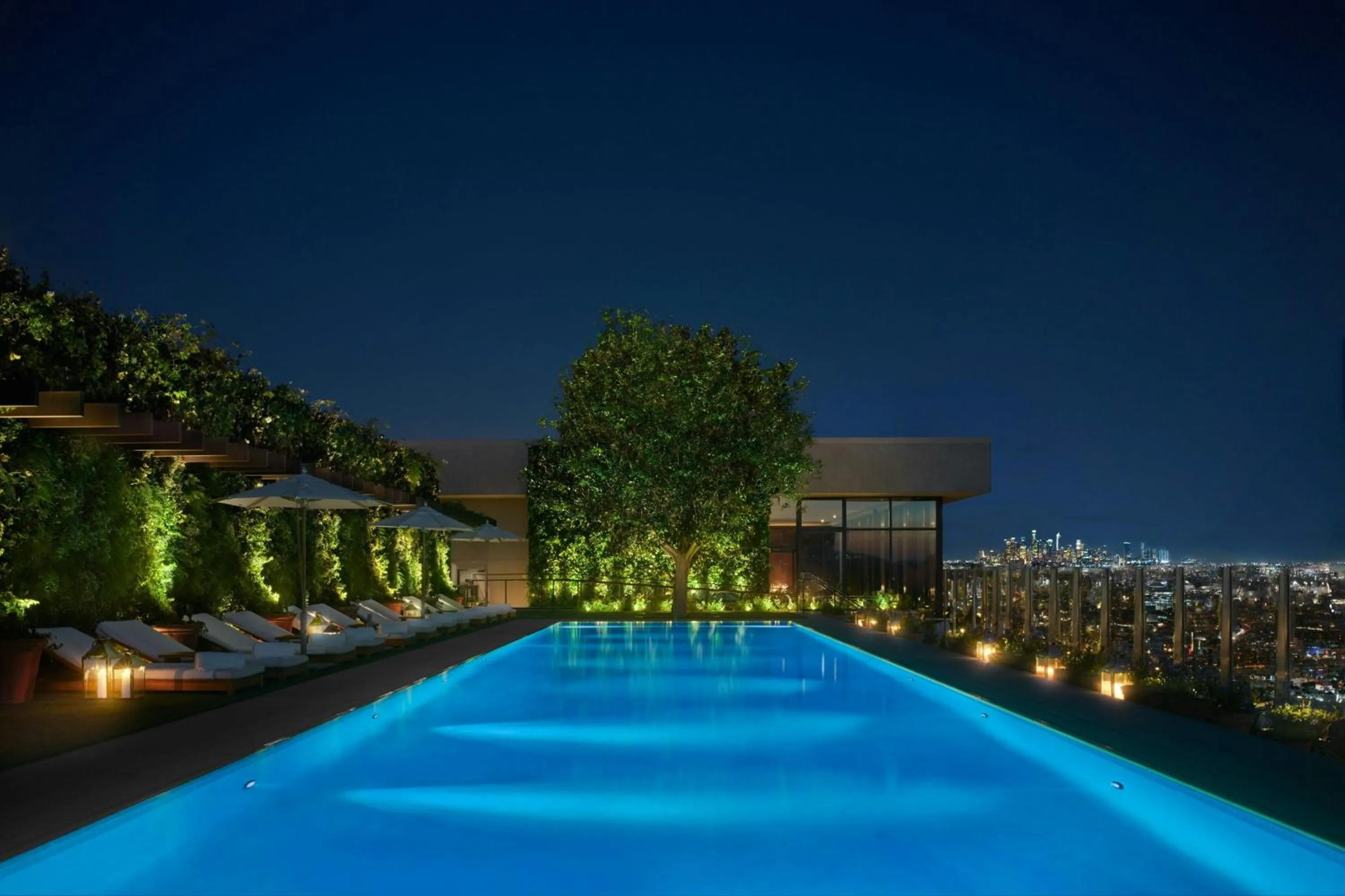Swimming pool in The West Hollywood EDITION