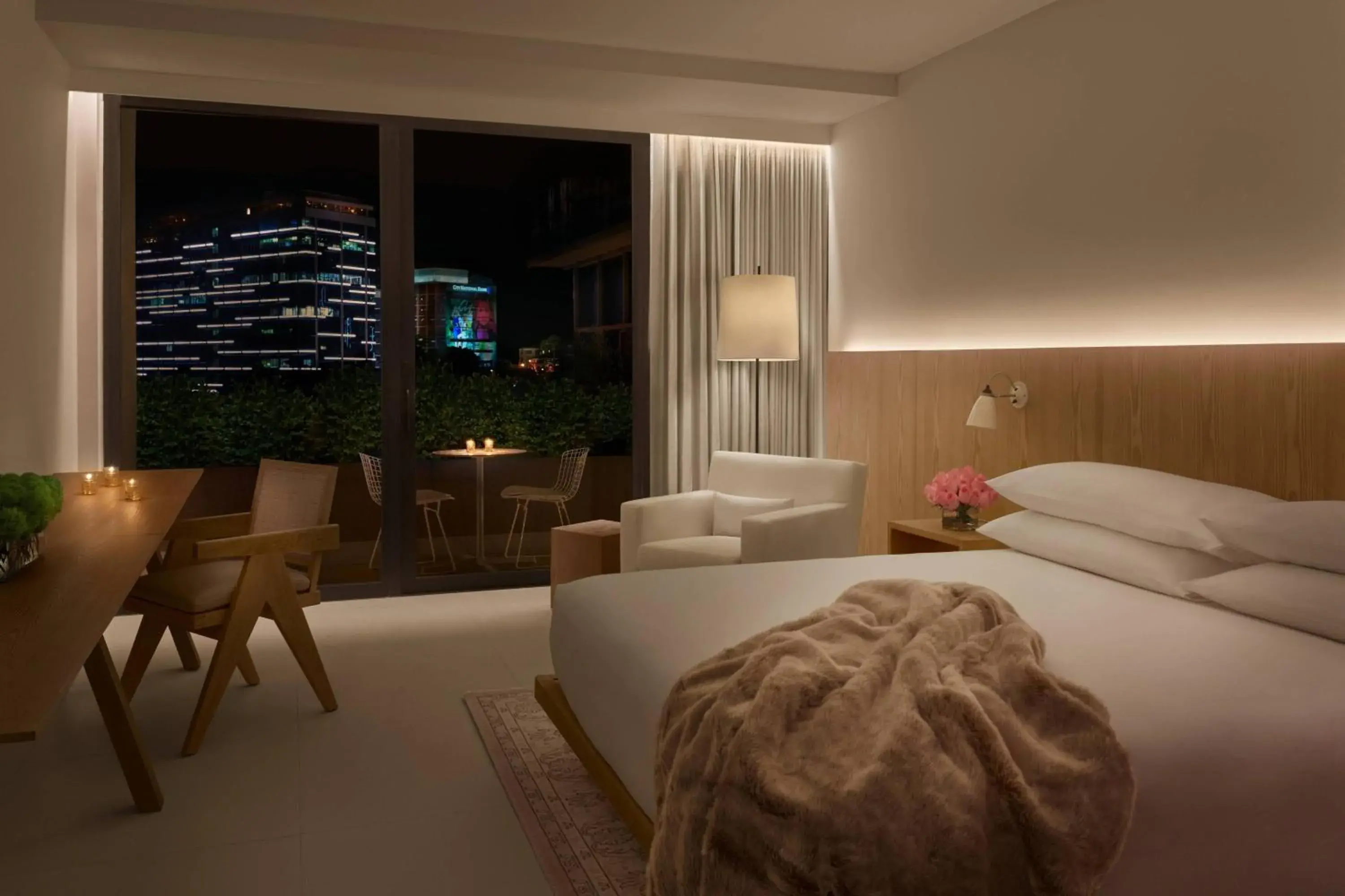 Deluxe Terrace, Larger Guest room, 1 King, City view in The West Hollywood EDITION Deluxe Terrace, Larger Guest room, 1 King, City view in The West Hollywood EDITION