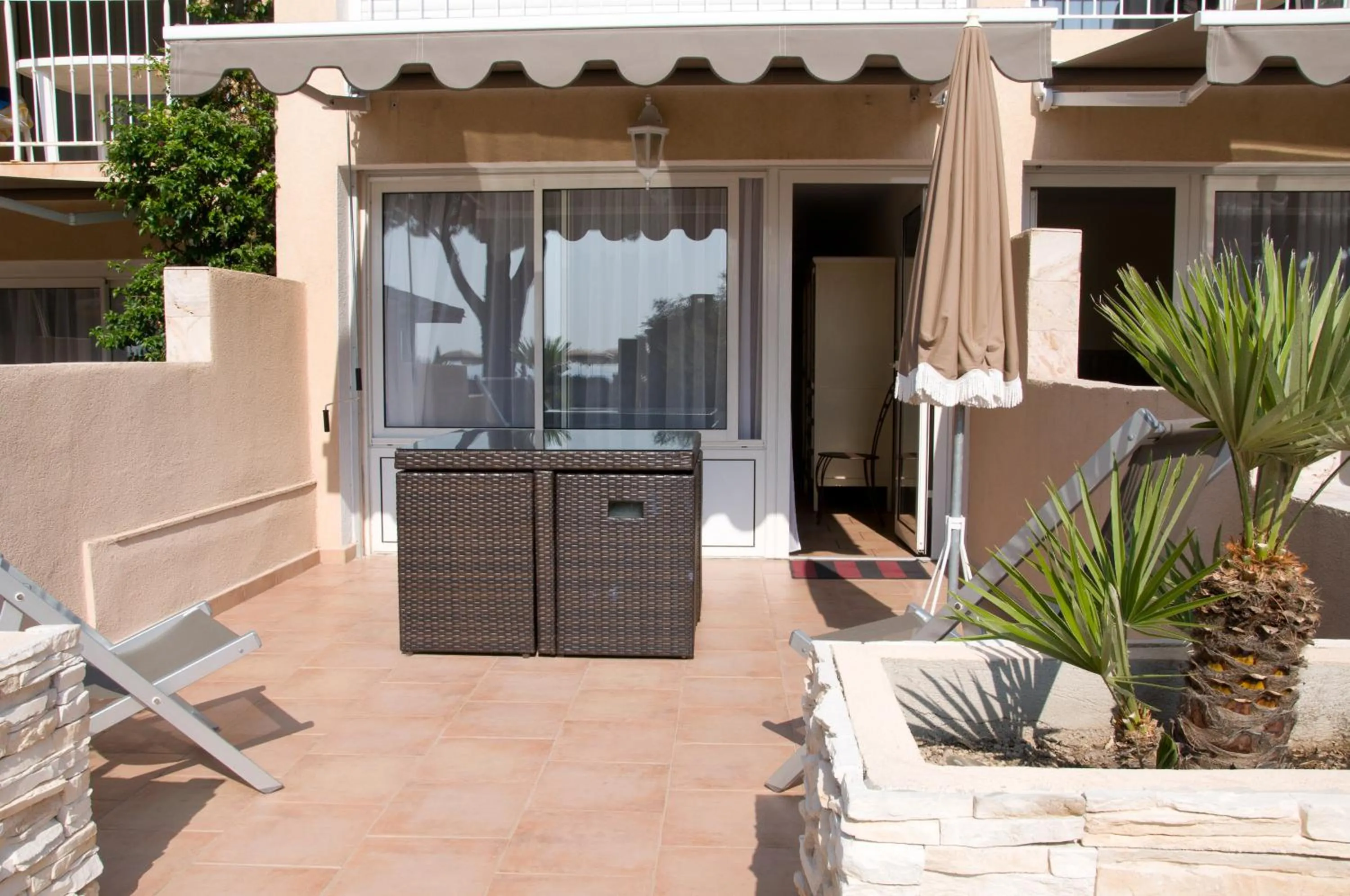 Balcony/Terrace in Hotel de la Plage