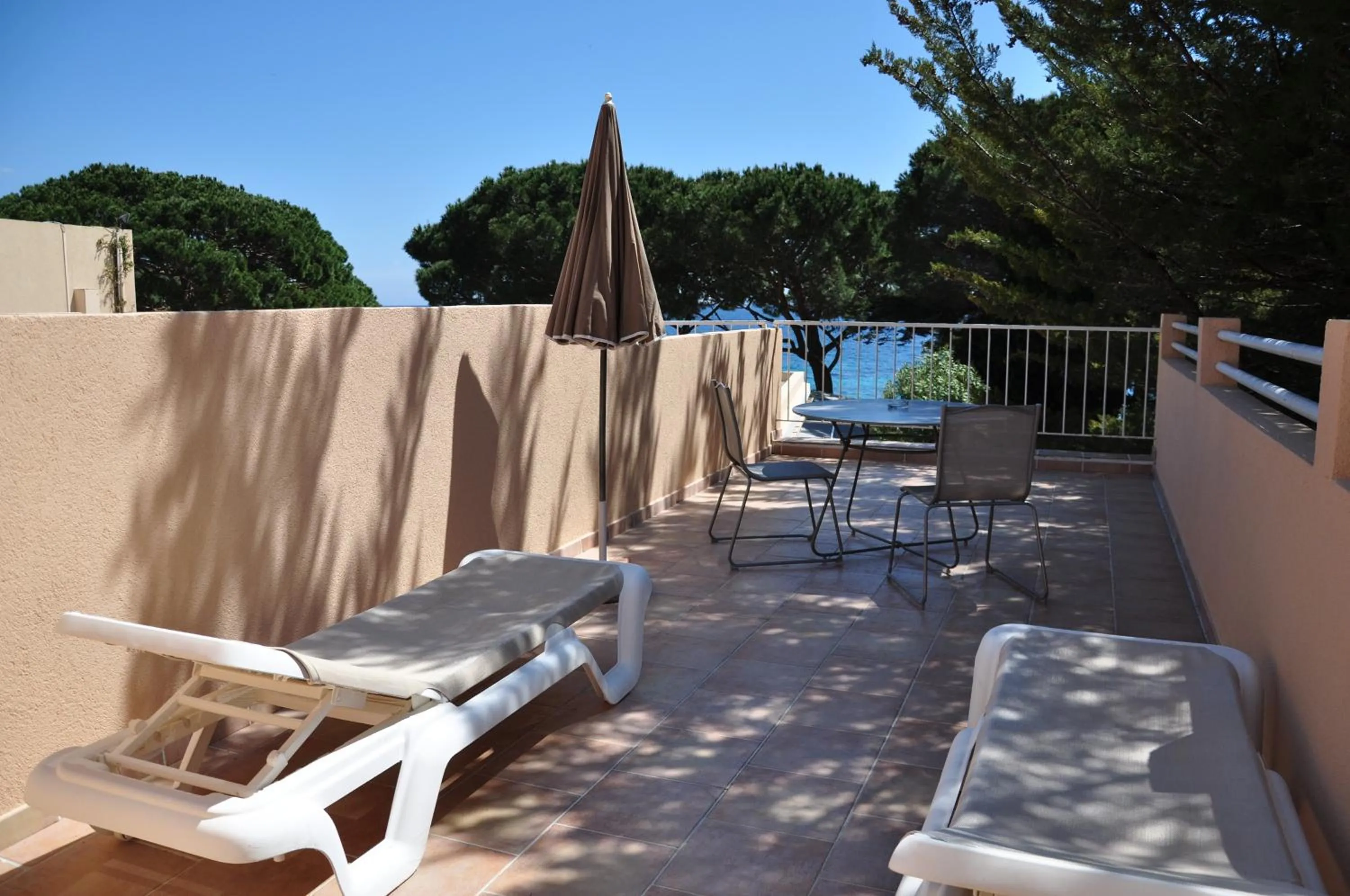 Balcony/Terrace in Hotel de la Plage