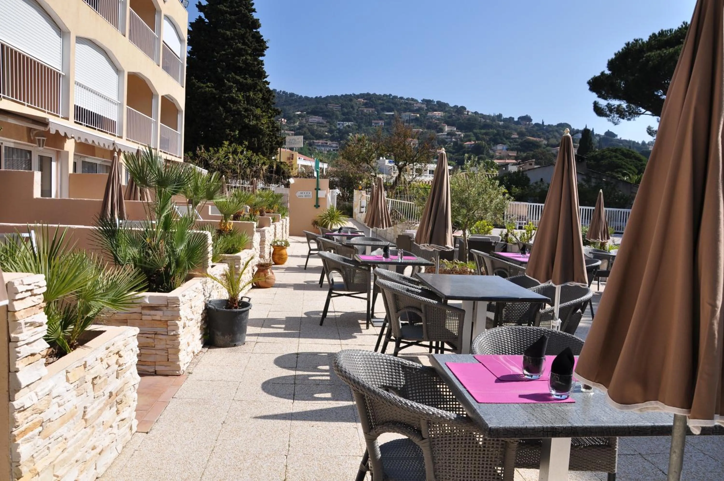 Patio in Hotel de la Plage