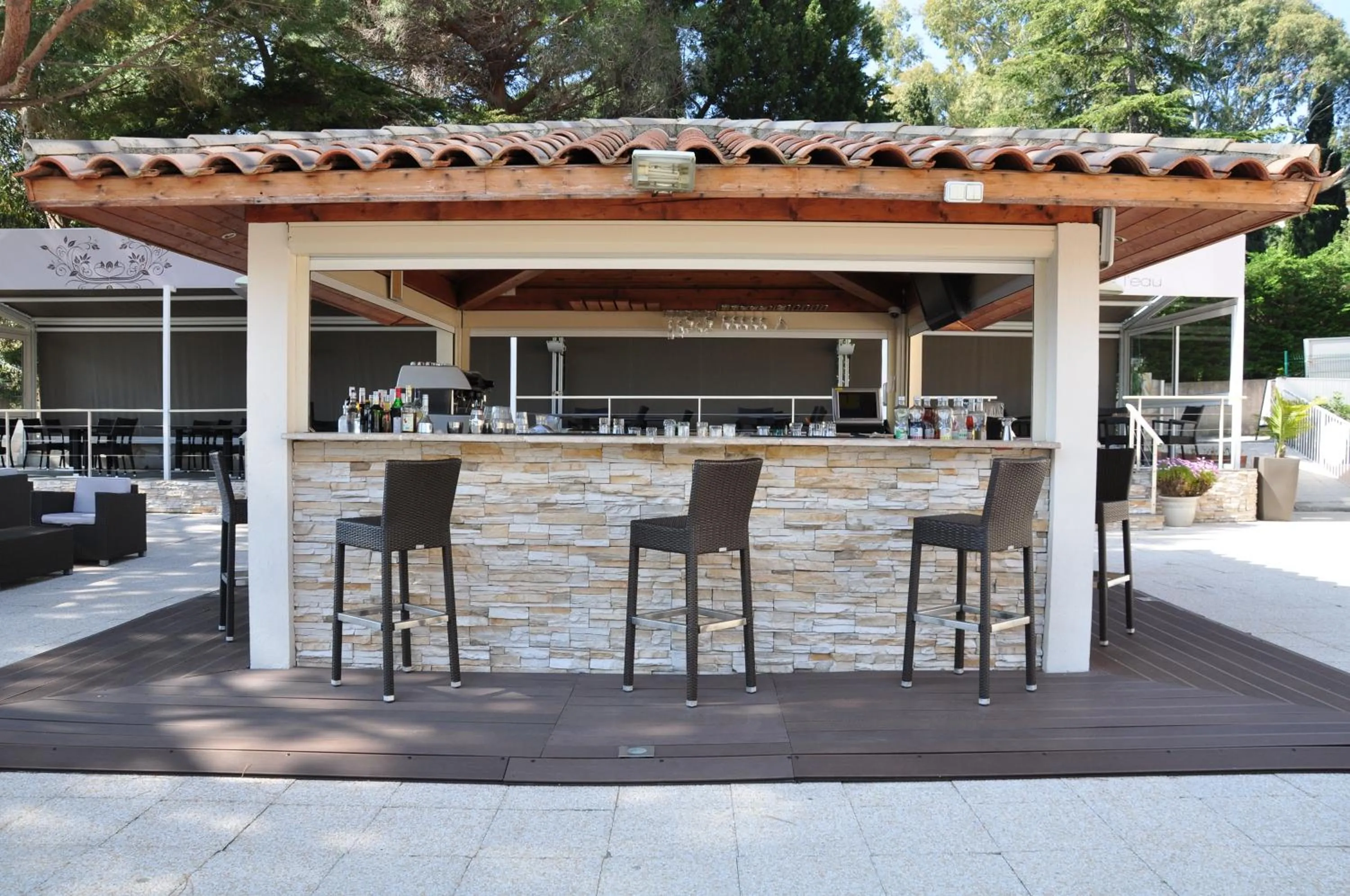 Patio in Hotel de la Plage