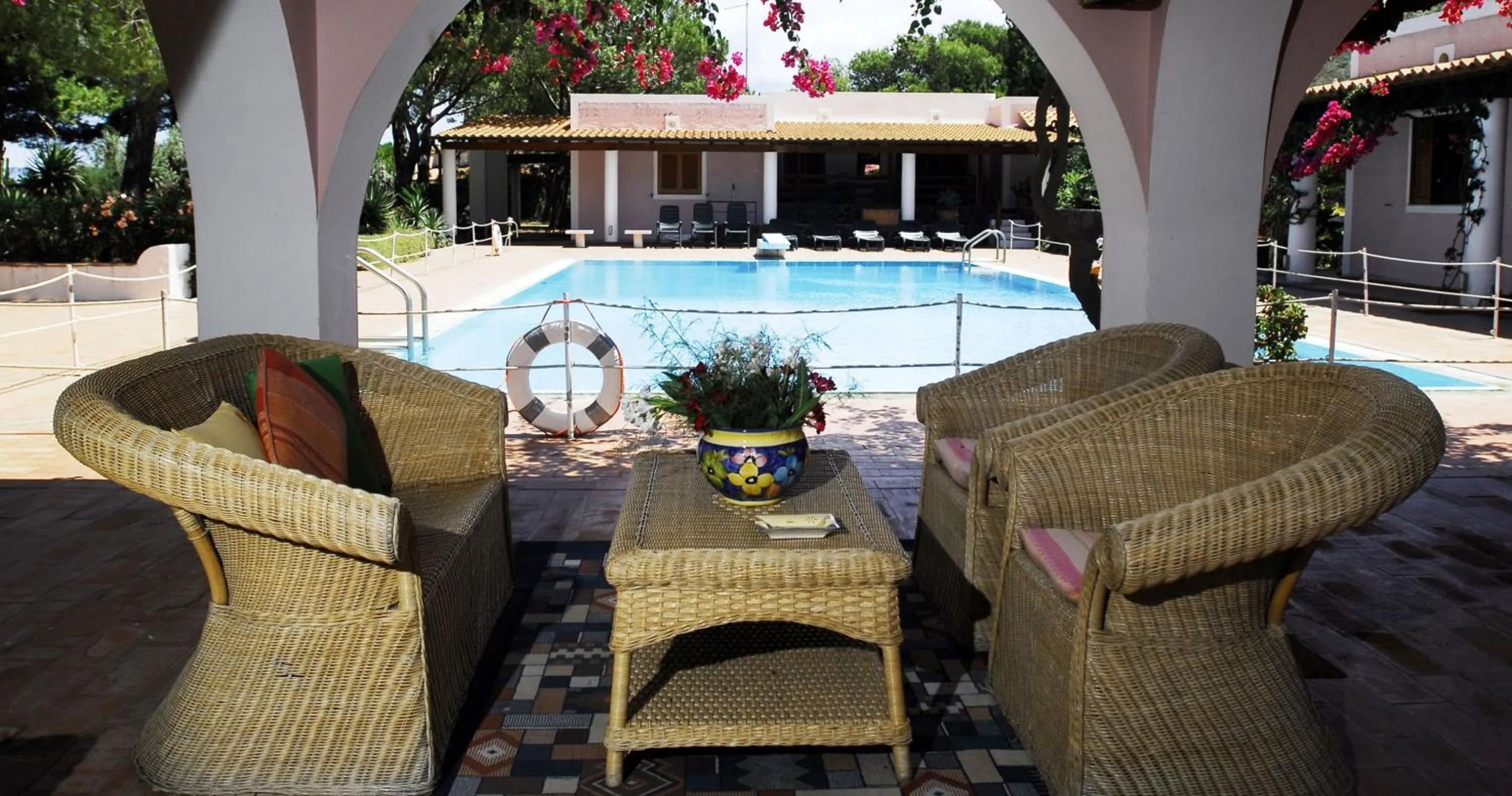 Patio in Villa Saracina