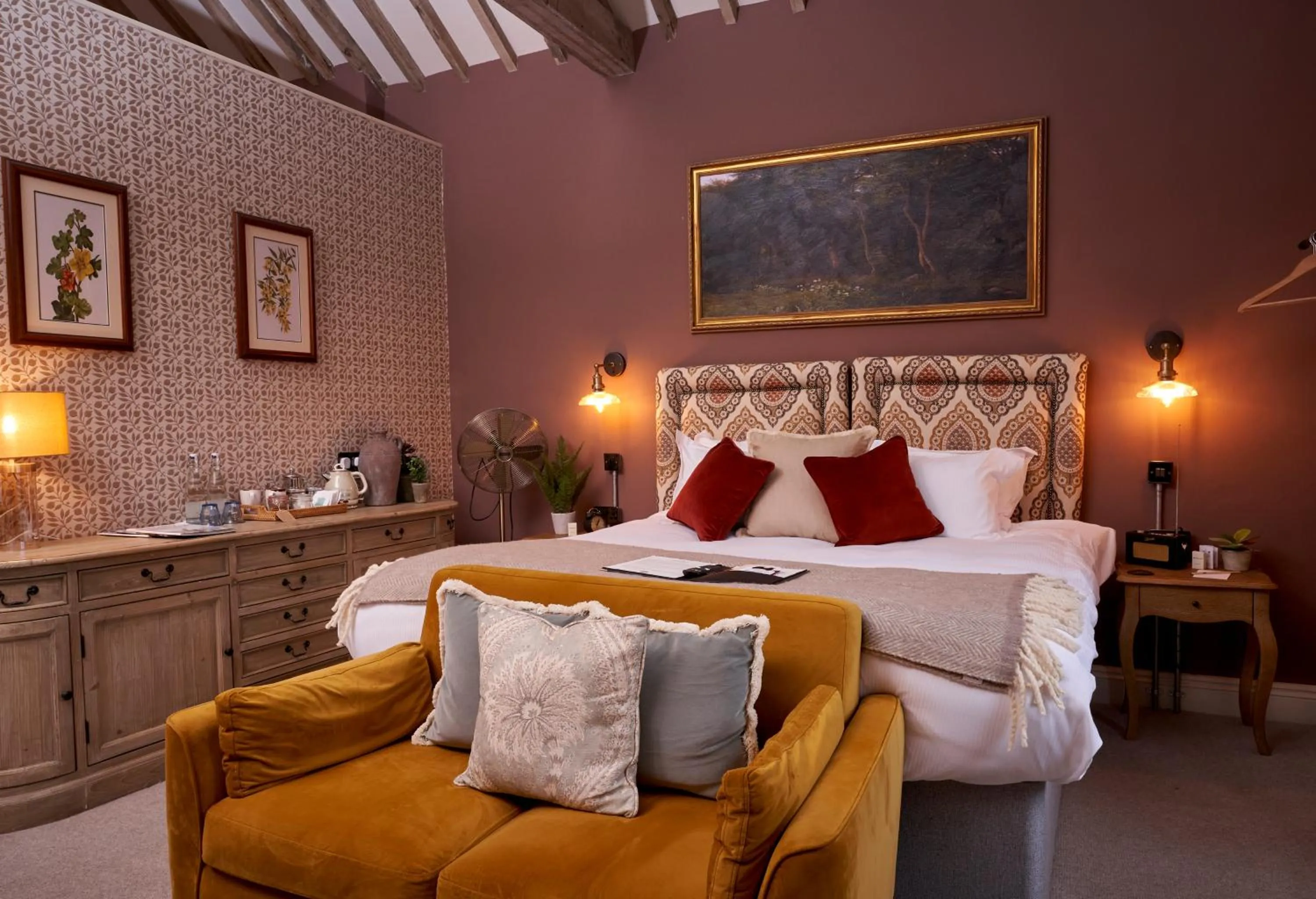 Bed in The Lion Inn