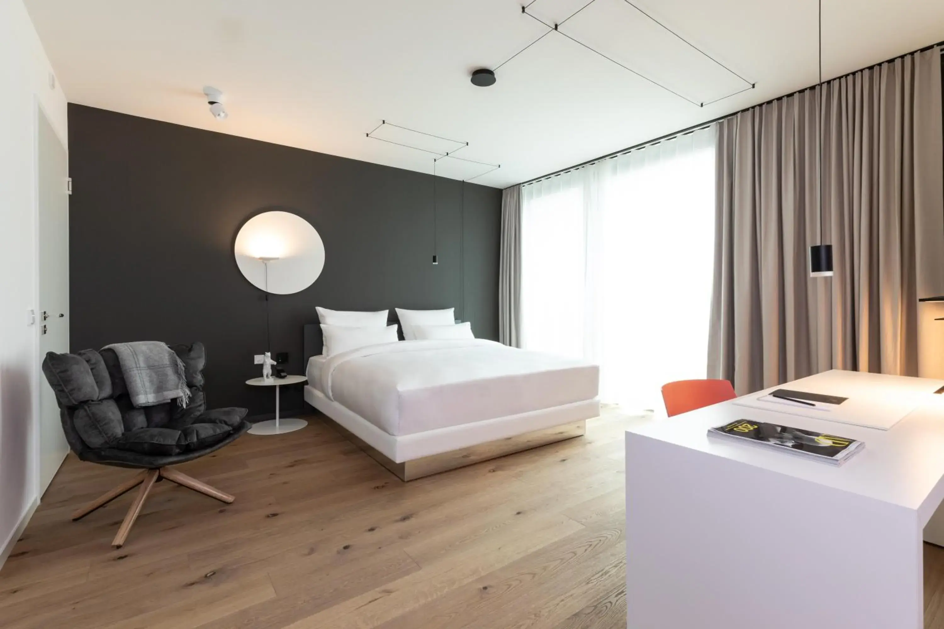 Photo of the whole room, Bed in KPM Hotel & Residences Berlin, a Member of Design Hotels Photo of the whole room, Bed in KPM Hotel & Residences Berlin, a Member of Design Hotels
