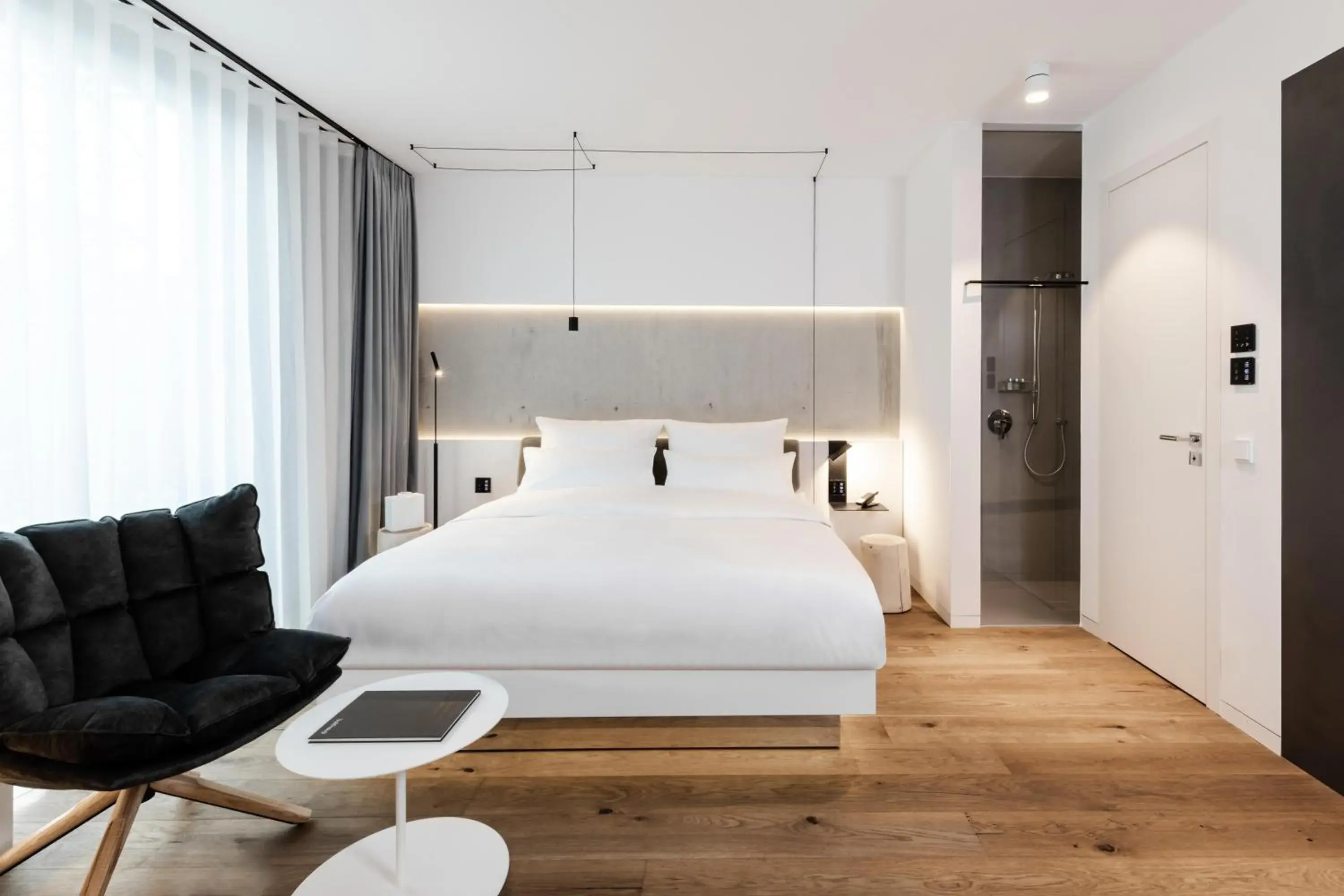 Photo of the whole room, Bed in KPM Hotel & Residences Berlin, a Member of Design Hotels Photo of the whole room, Bed in KPM Hotel & Residences Berlin, a Member of Design Hotels