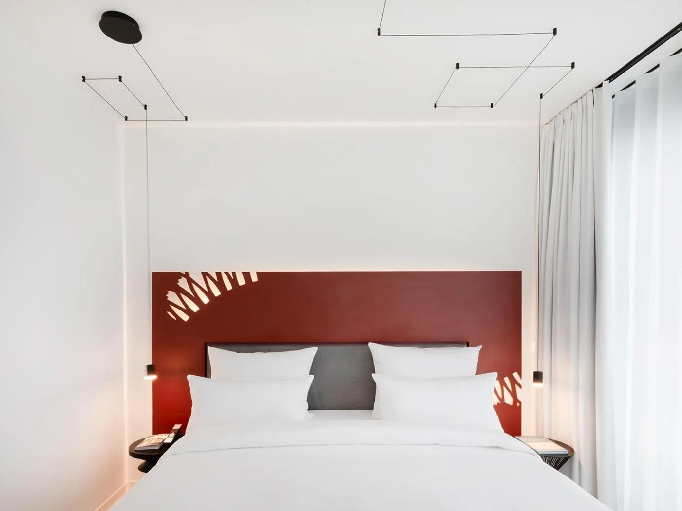 Bed in KPM Hotel & Residences Berlin, a Member of Design Hotels