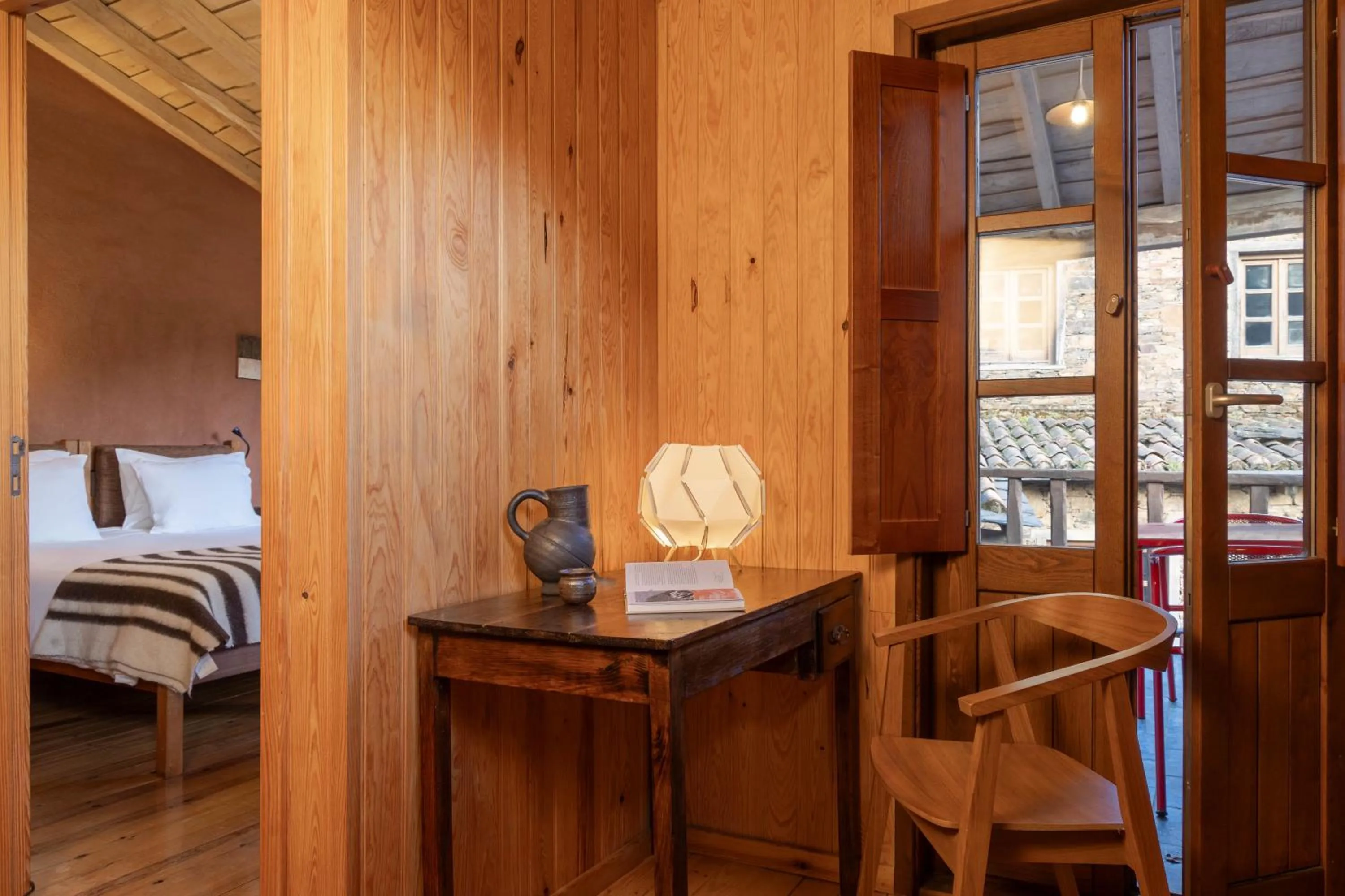 Seating area, Bed in Cerdeira - Home for Creativity