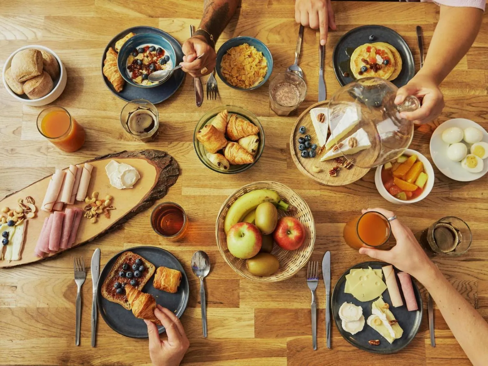 Breakfast in Hostel Ozz Nice