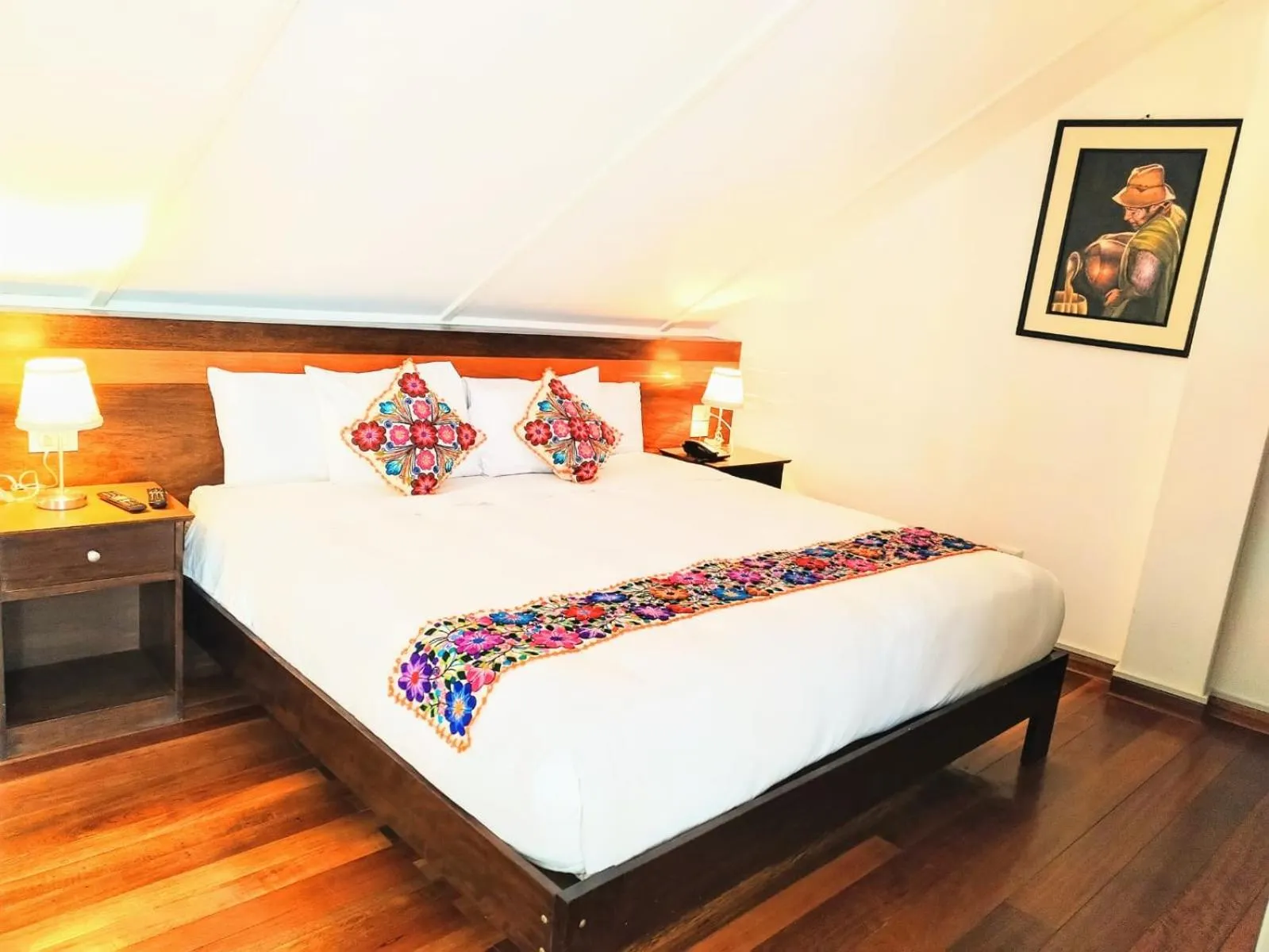 Bed in Posada San Blas