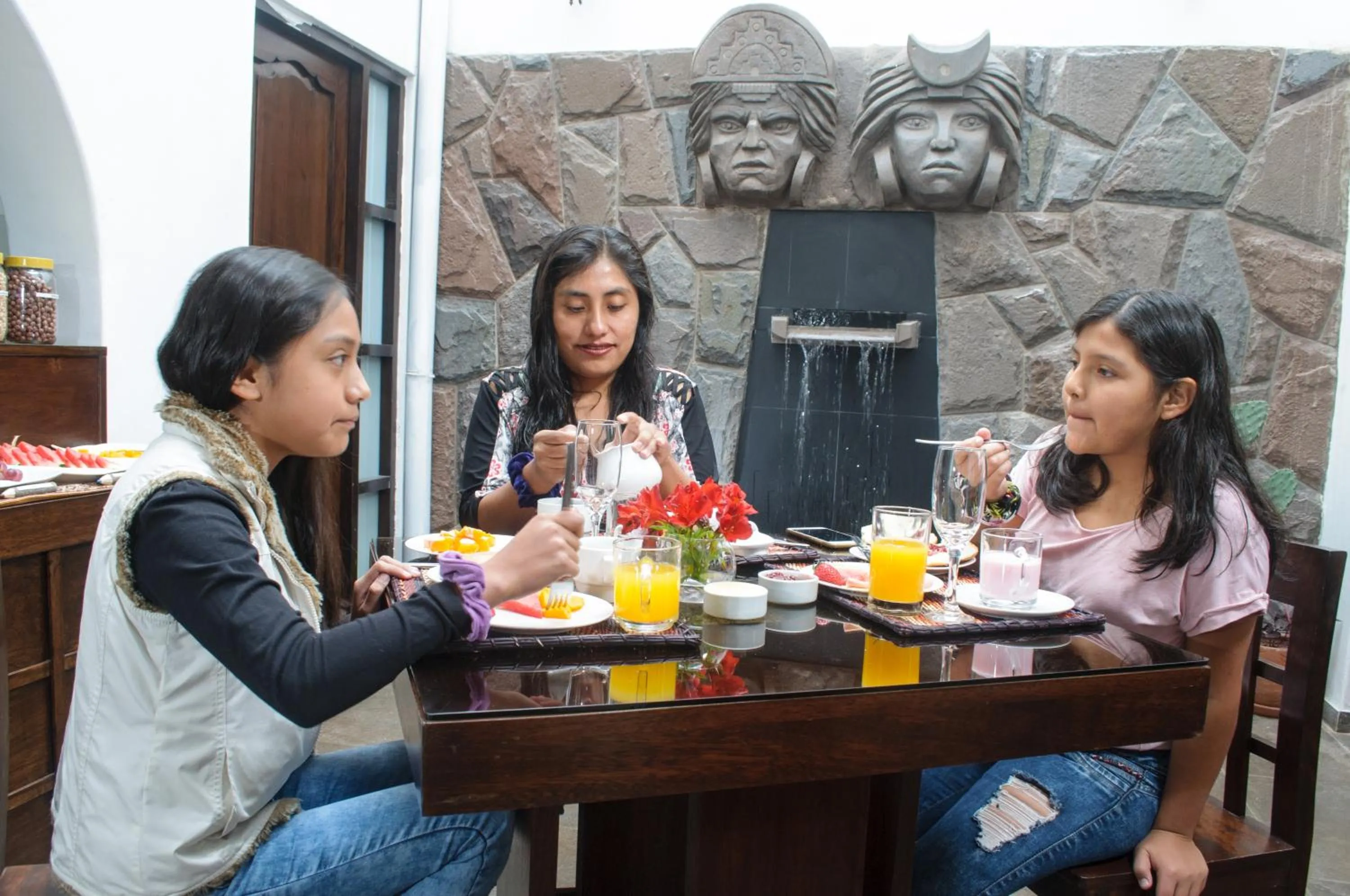 People in Posada San Blas