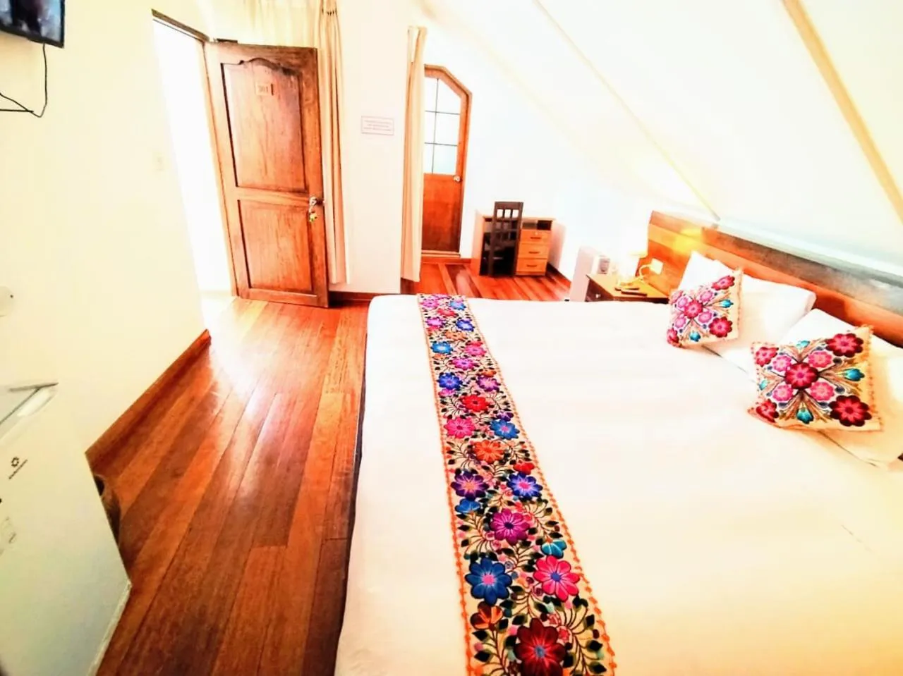 Bed in Posada San Blas