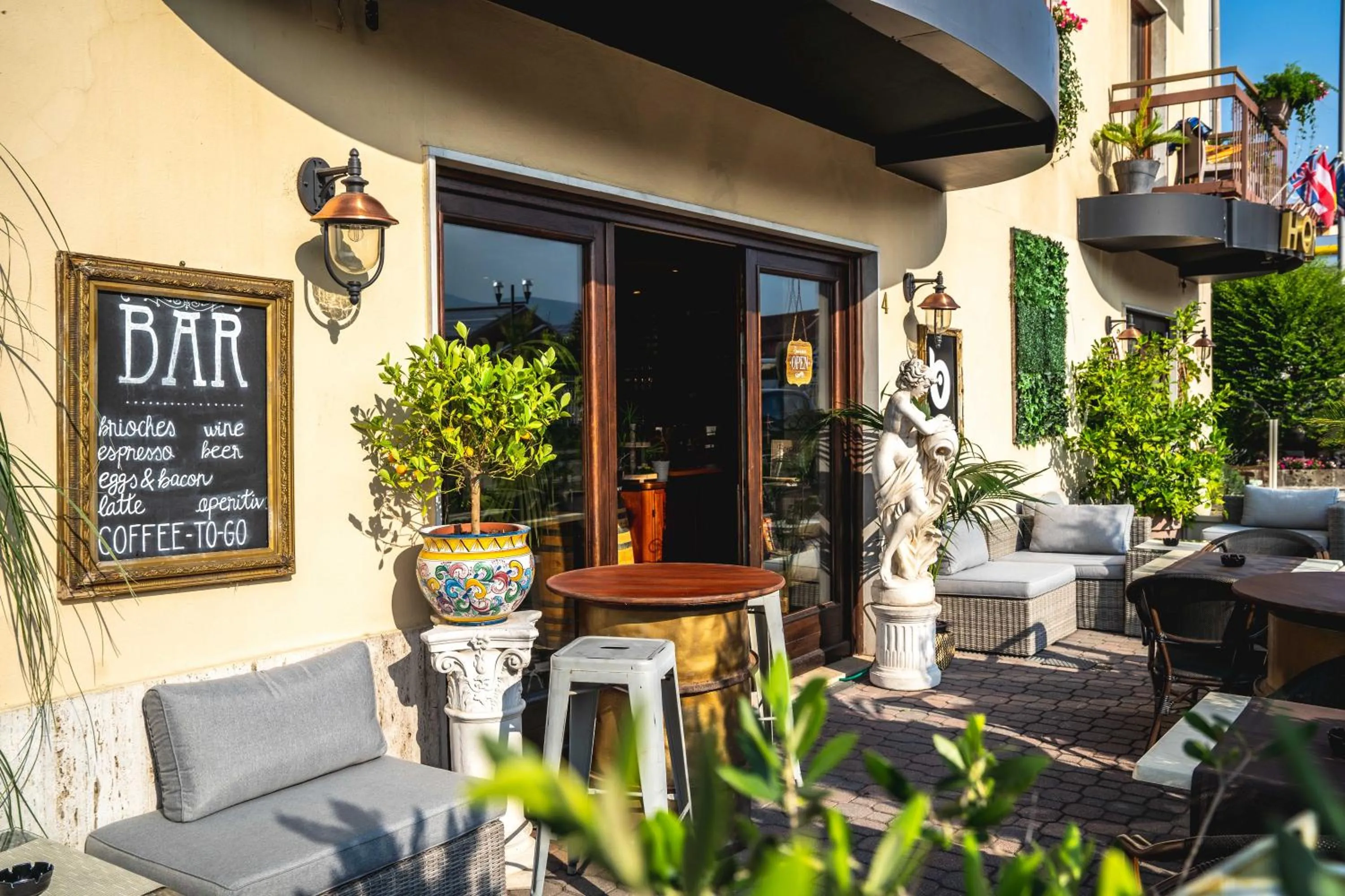 Patio in B City Hotel