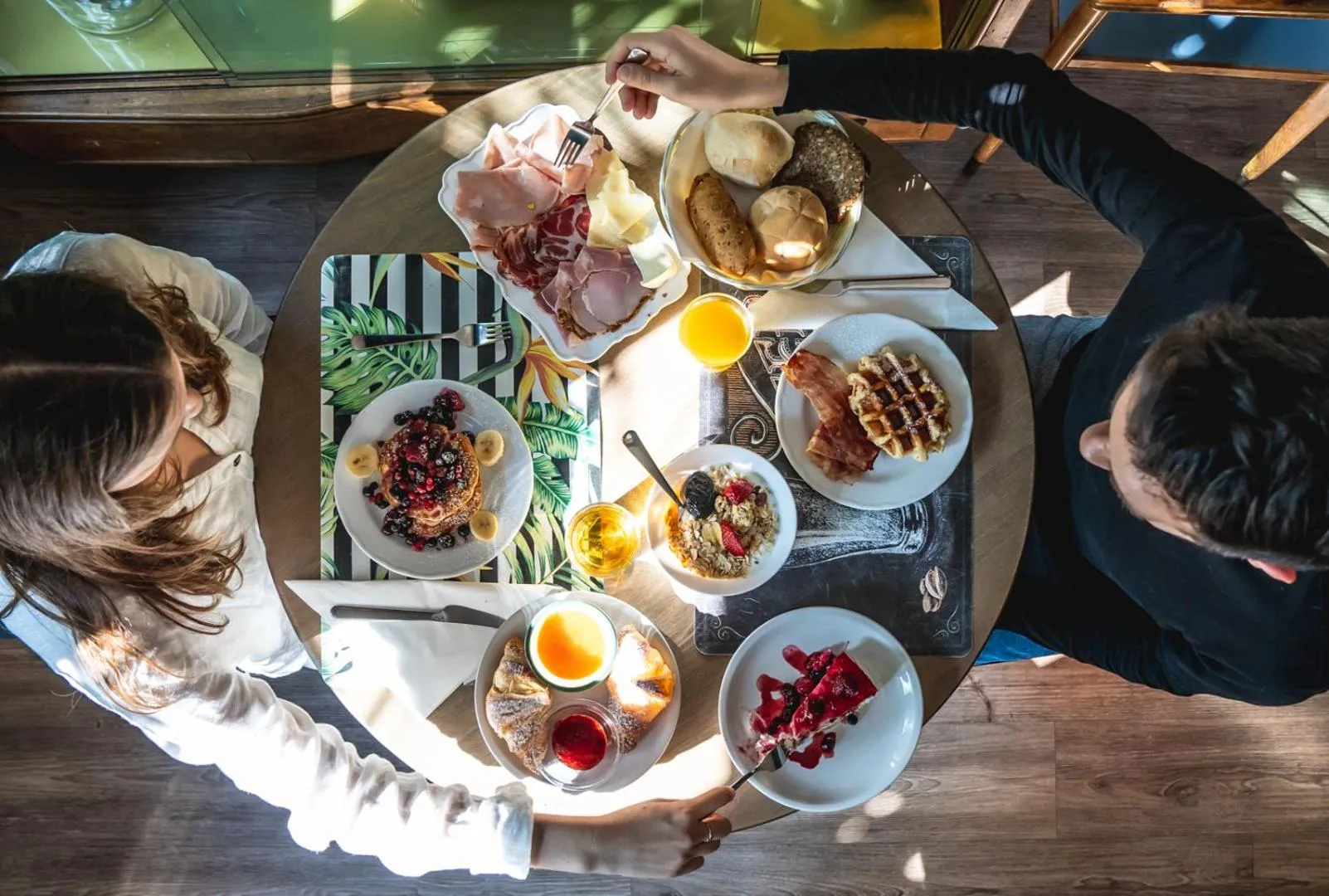 Food close-up in B City Hotel