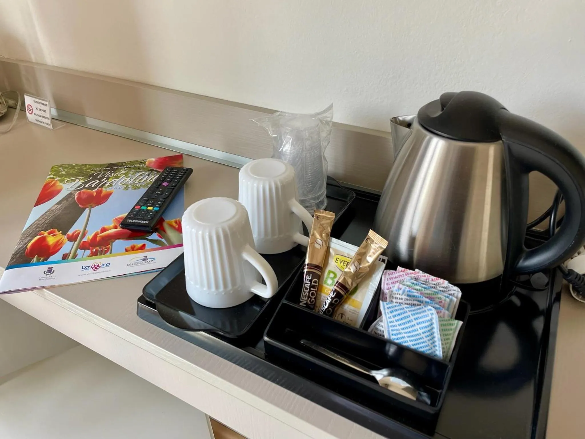 Coffee/tea facilities in B City Hotel