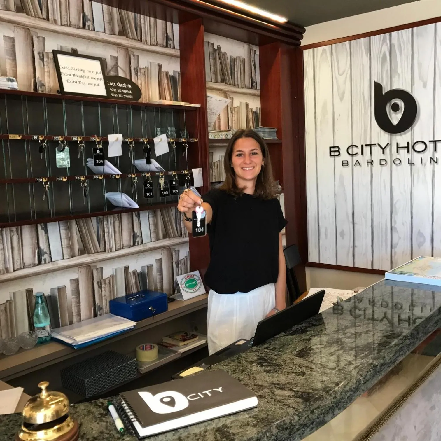 Staff in B City Hotel