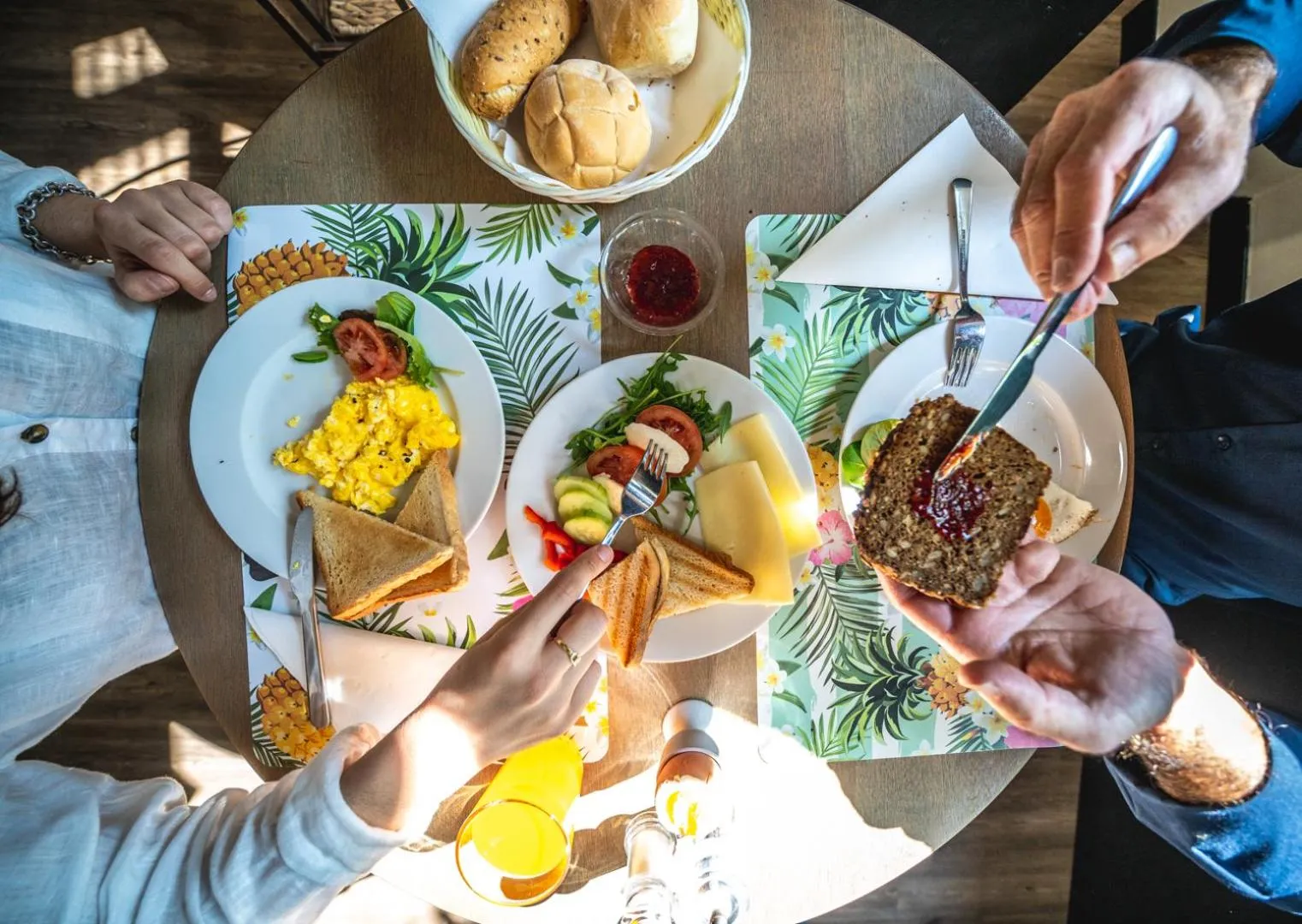 Food close-up in B City Hotel