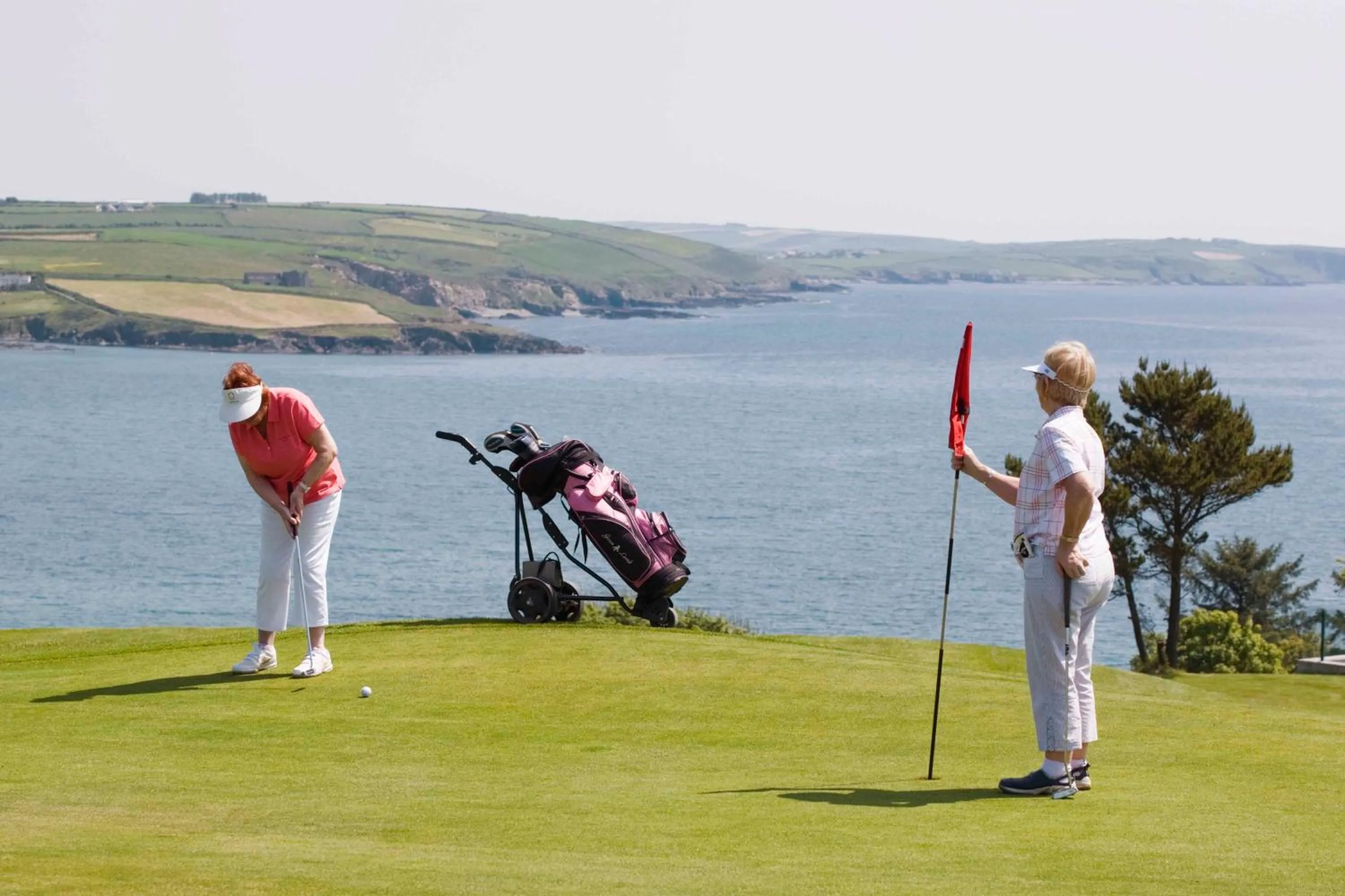 Golfcourse in Dunmore House Hotel