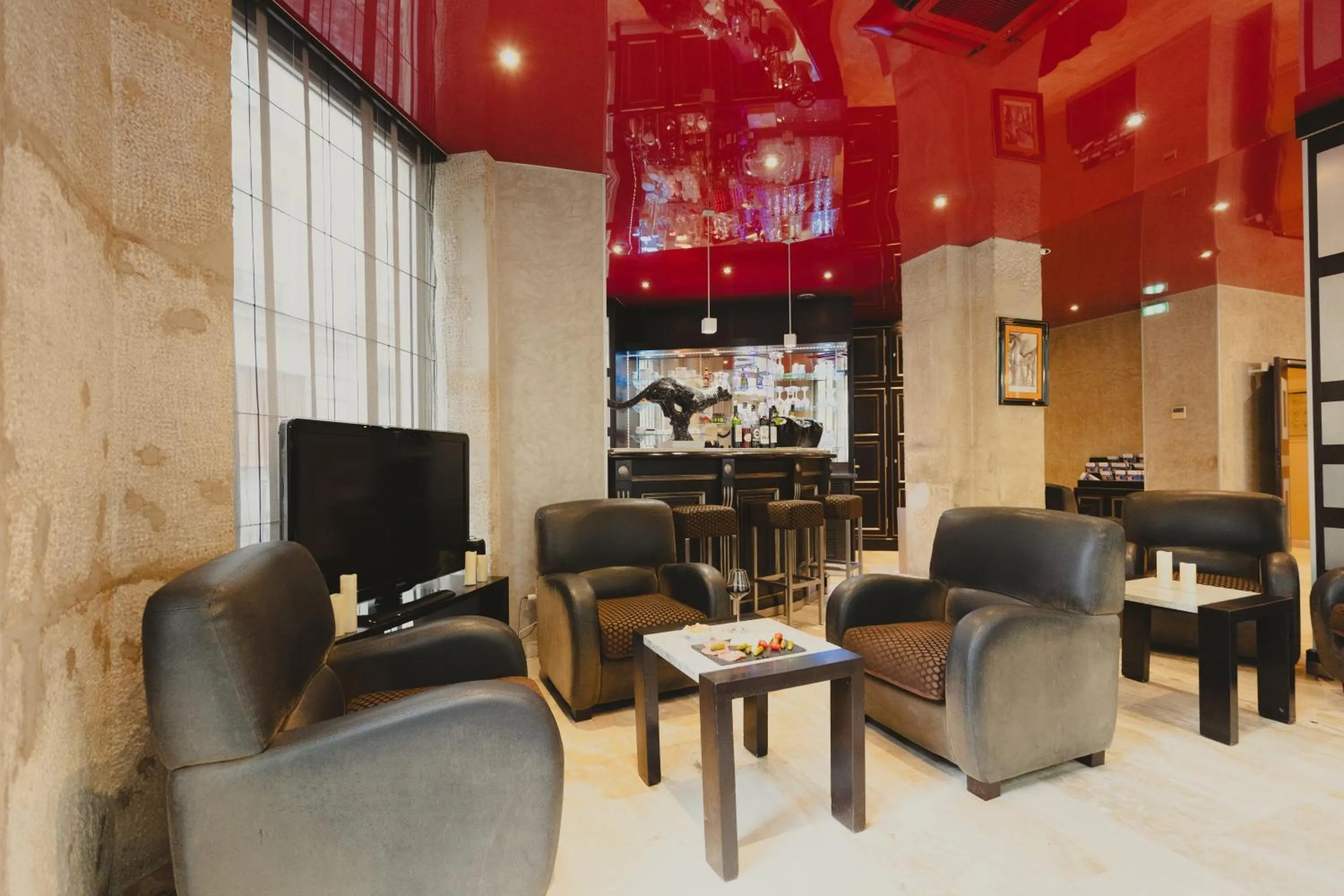 Lobby or reception in Grand Hotel Francais