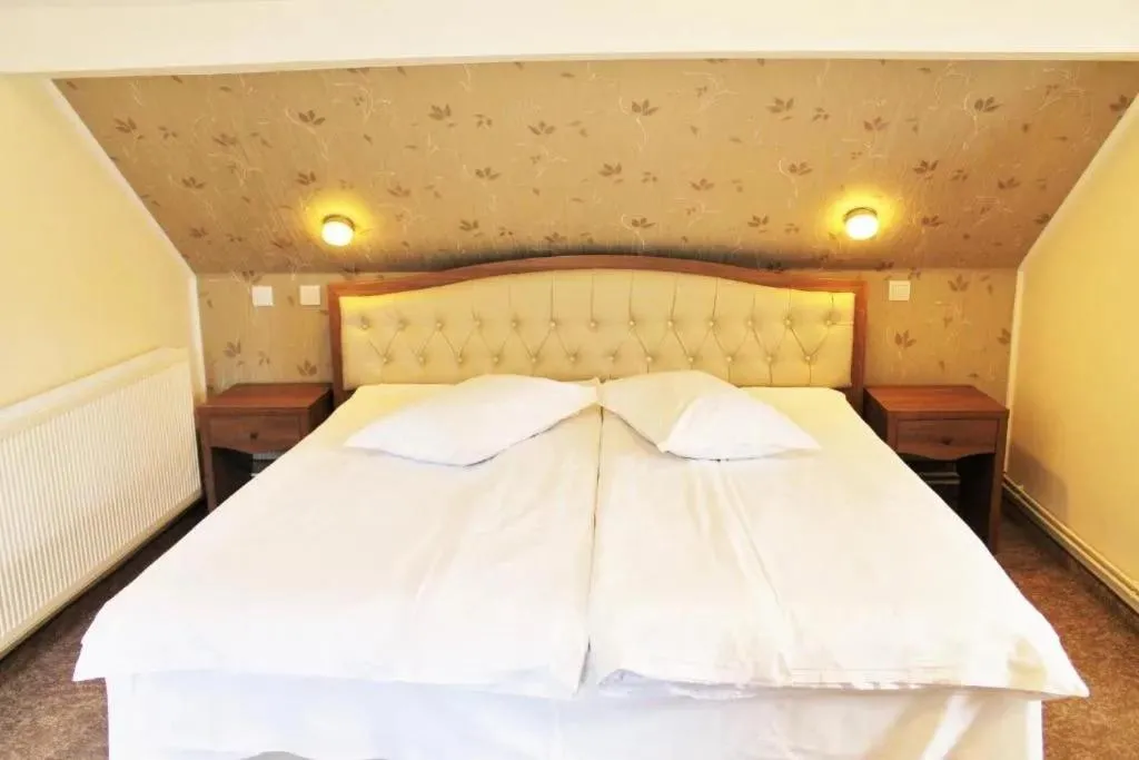 Bed in Hotel Crisalpin