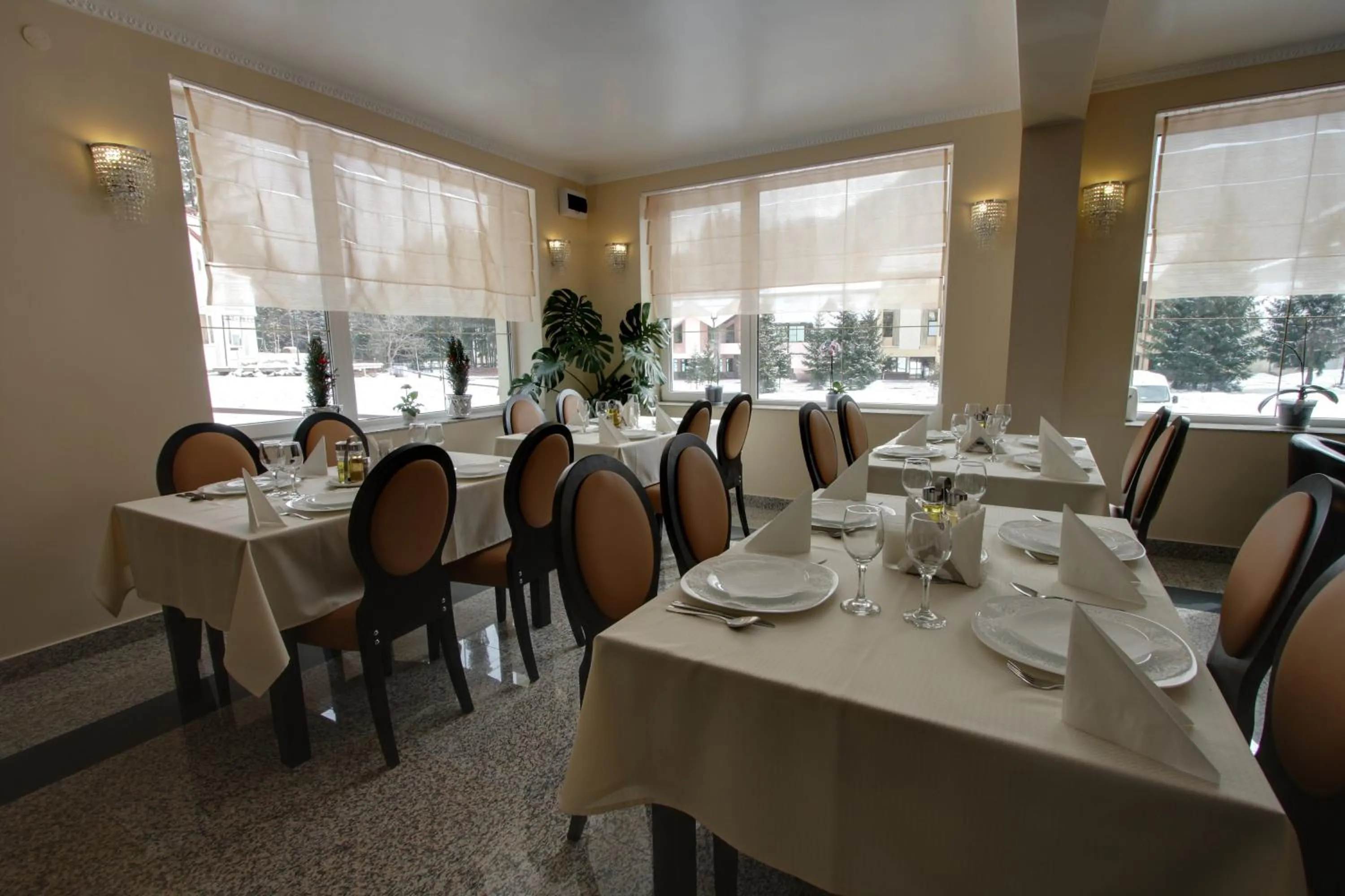 Restaurant/places to eat in Hotel Crisalpin