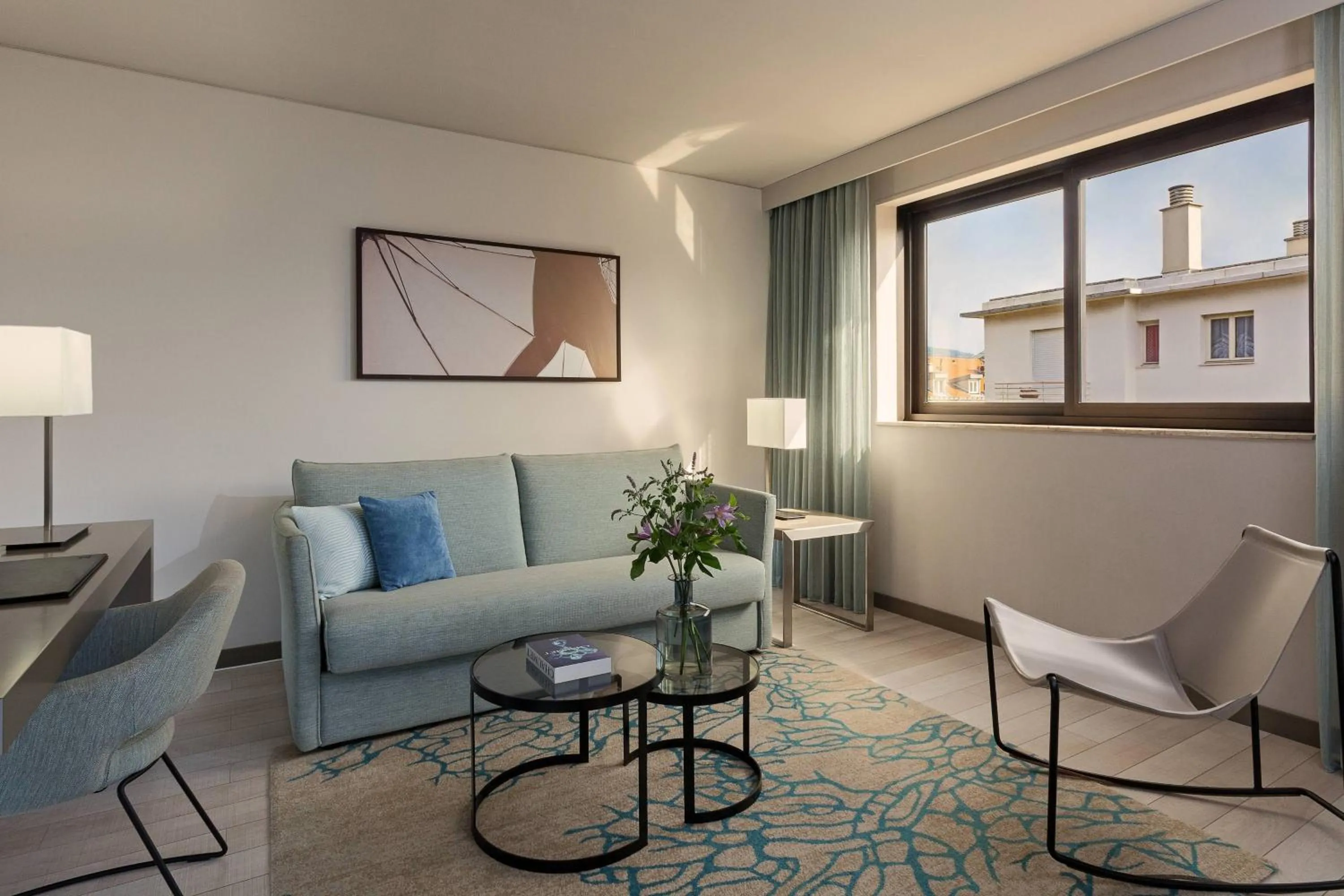 Living room in AC Hotel by Marriott Nice