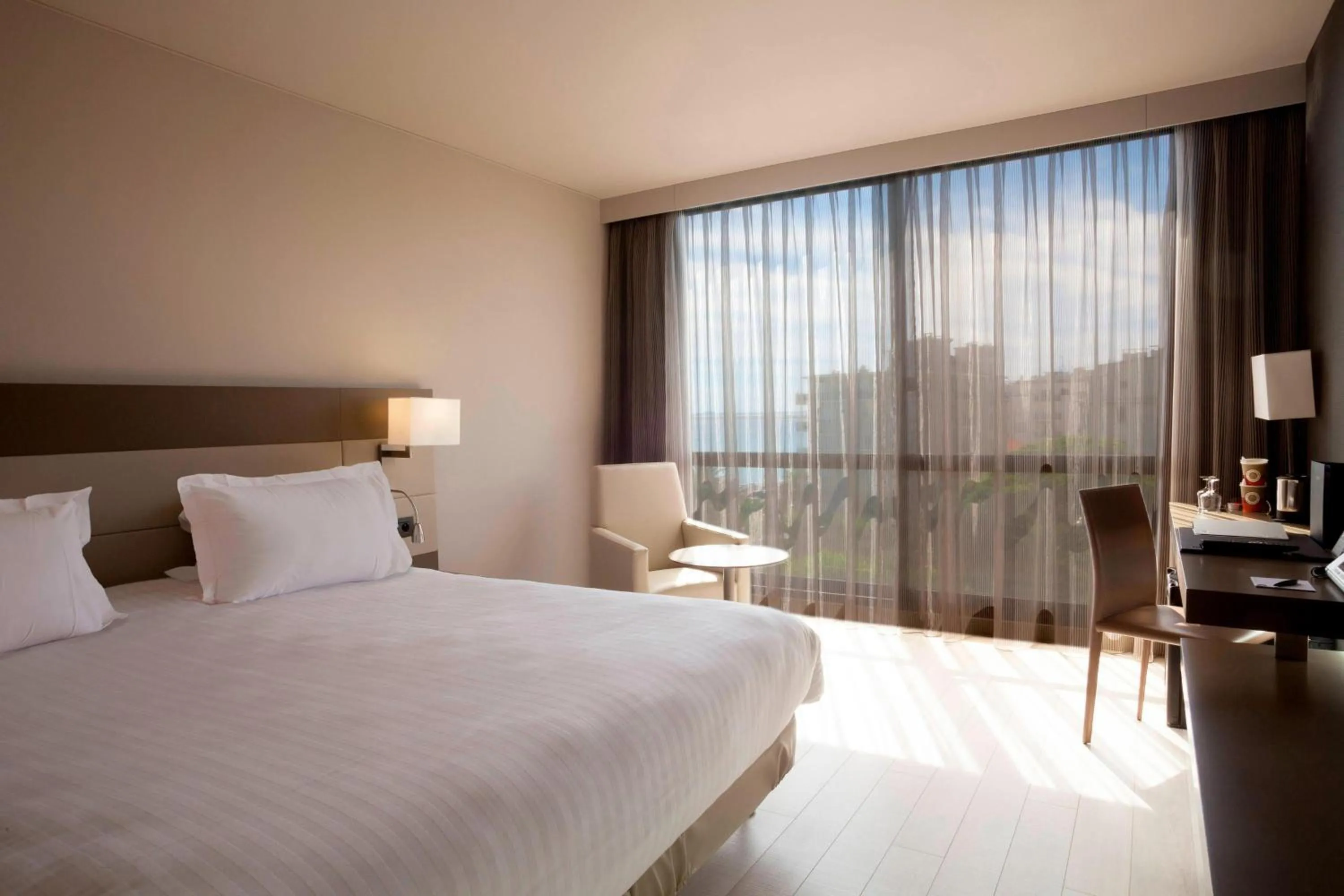 Photo of the whole room, Bed in AC Hotel by Marriott Nice