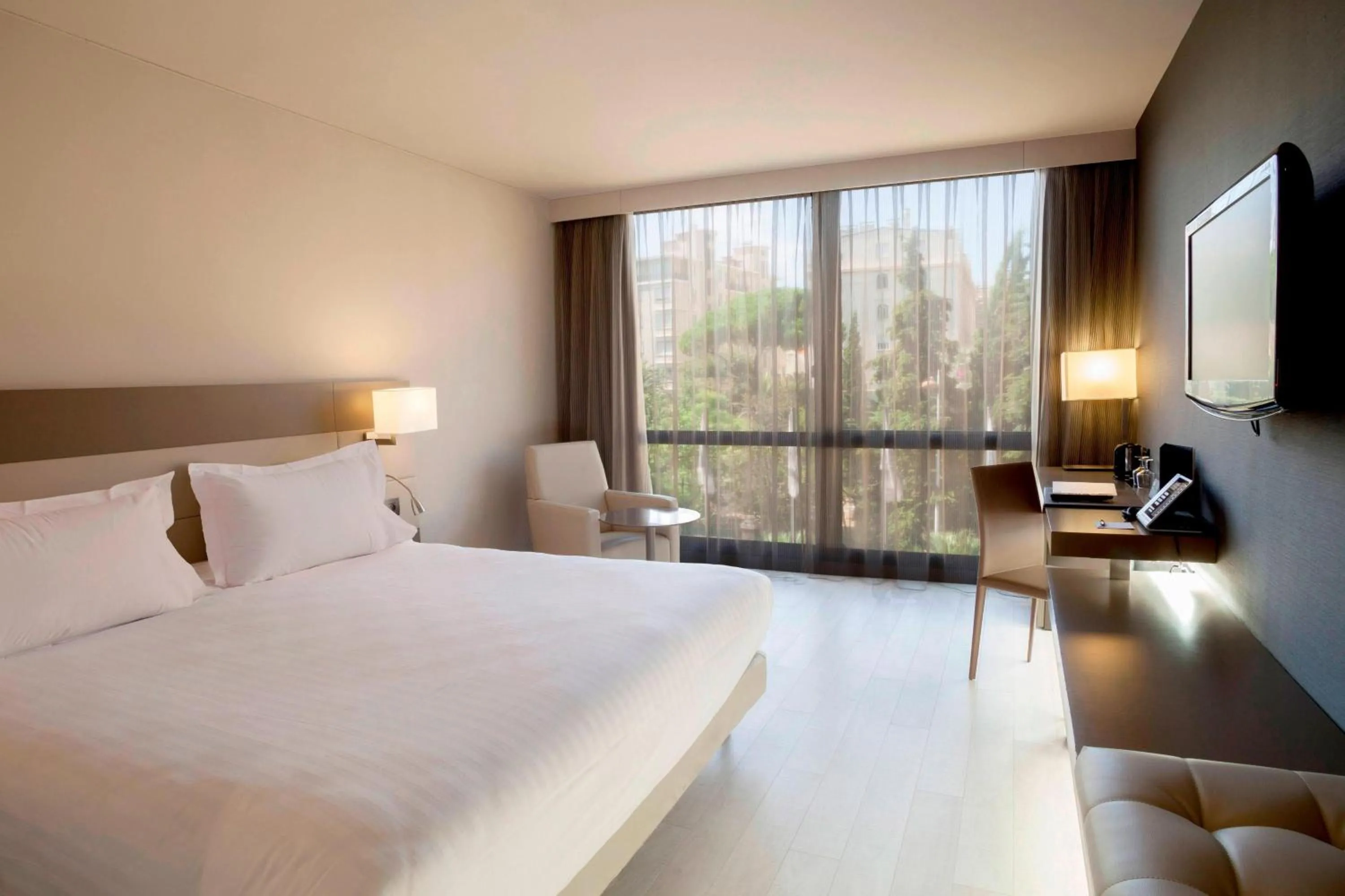 Photo of the whole room, Bed in AC Hotel by Marriott Nice