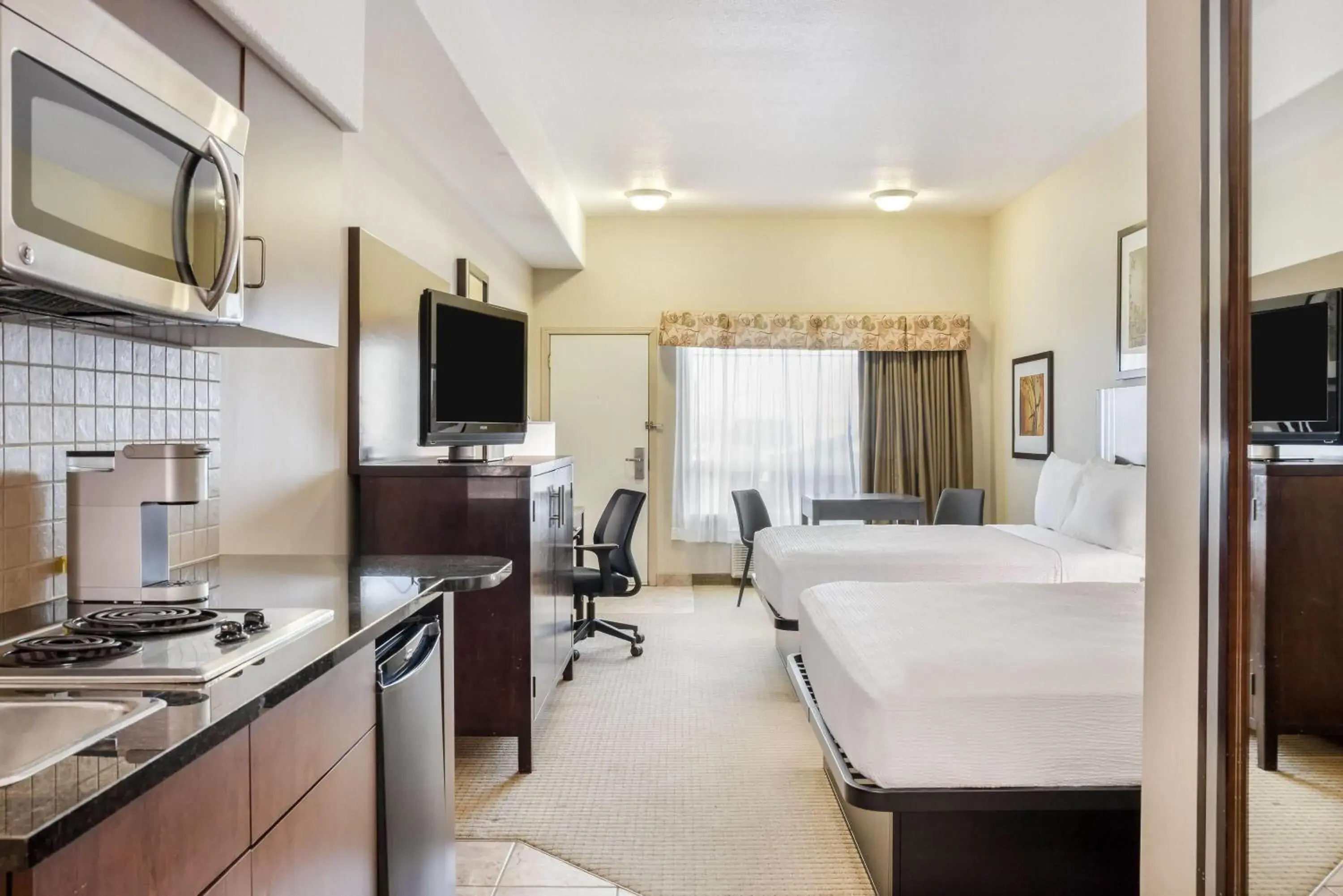 Bed in Ramada by Wyndham Lac La Biche Bed in Ramada by Wyndham Lac La Biche