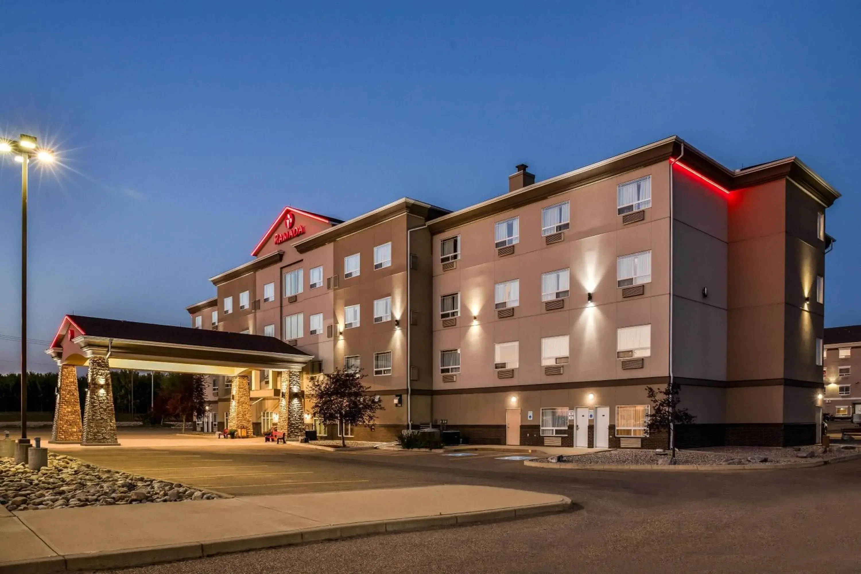 Property building in Ramada by Wyndham Lac La Biche Property building in Ramada by Wyndham Lac La Biche
