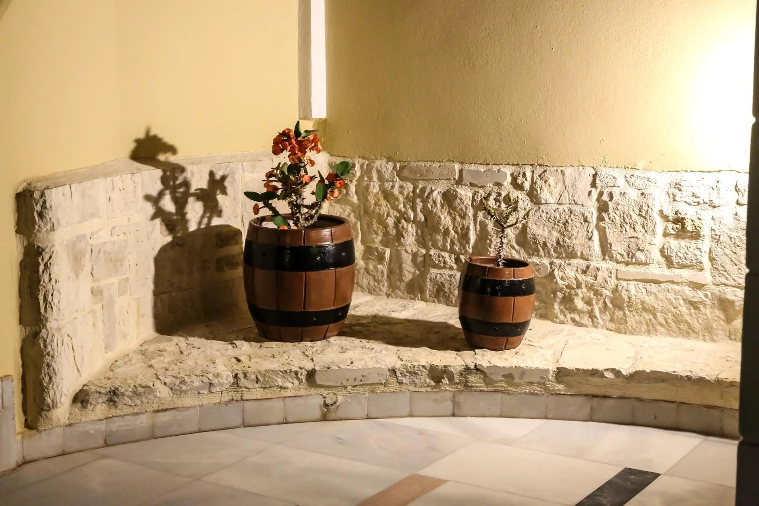 Decorative detail in Heaven Apartments