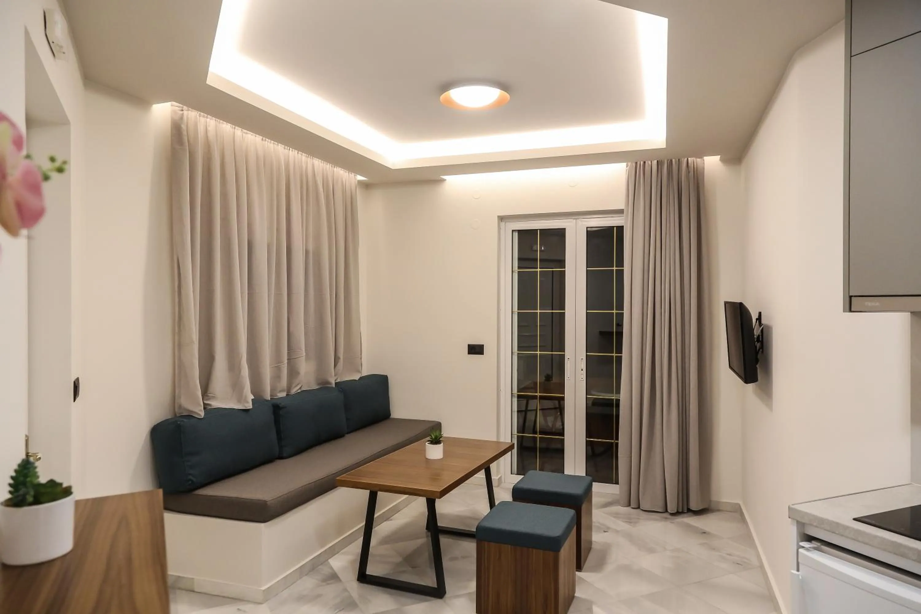 Living room in Heaven Apartments